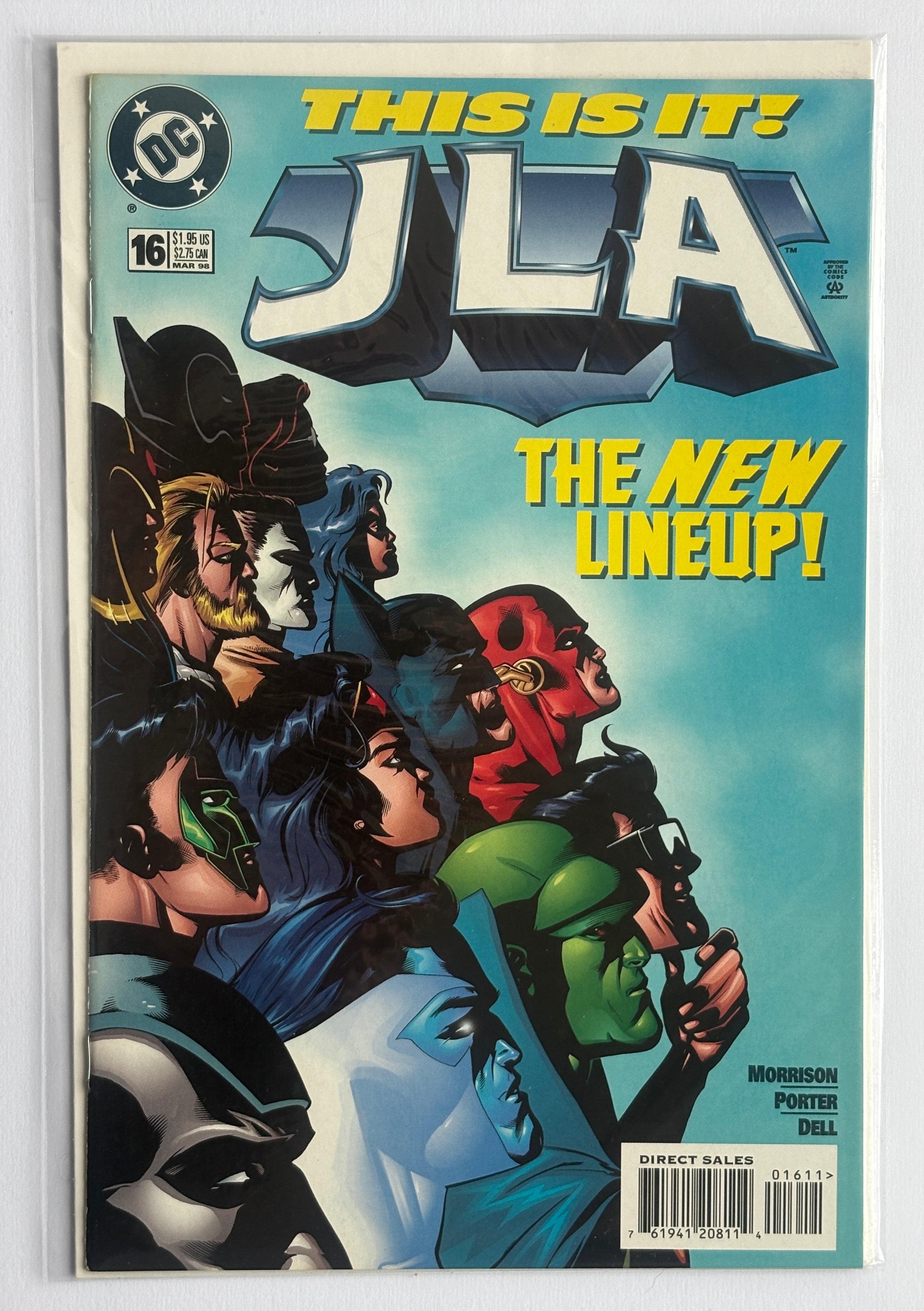JLA #16 - Justice League of America - 1st Print DC Comics March 1998 VF/NM 9.0