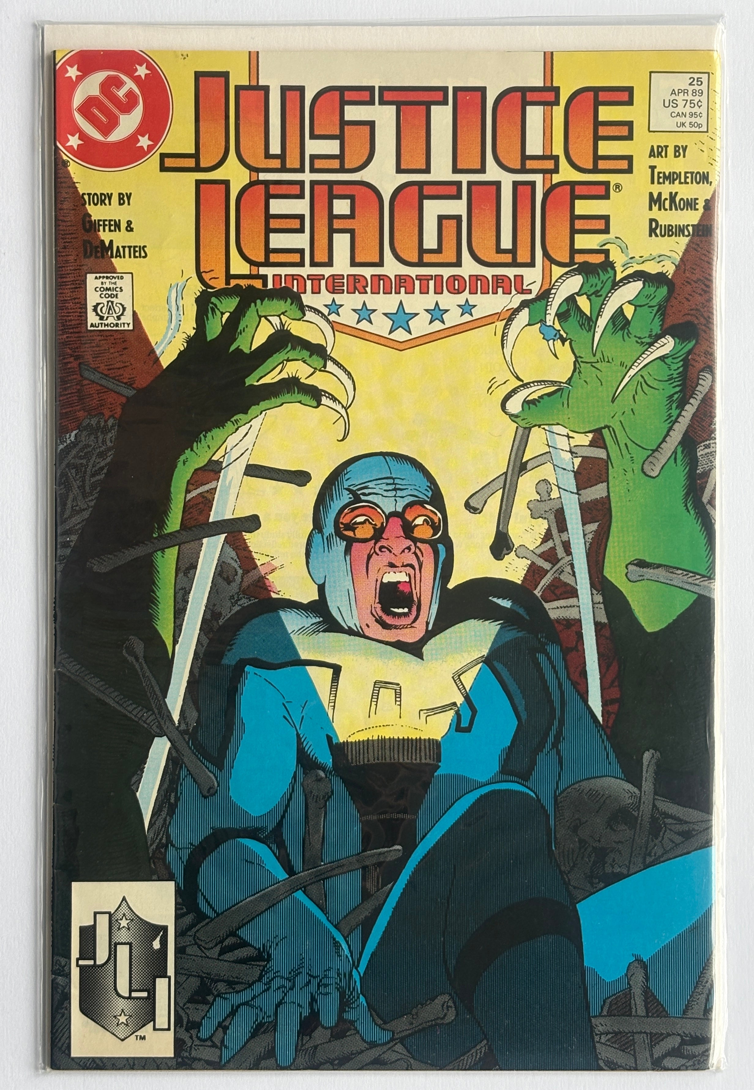 Justice League International #25 - DC Comics April 1989 F/VF 7.0