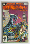 Justice League International Annual #4 Bloodlines Outbreak 1993 VF 8.0