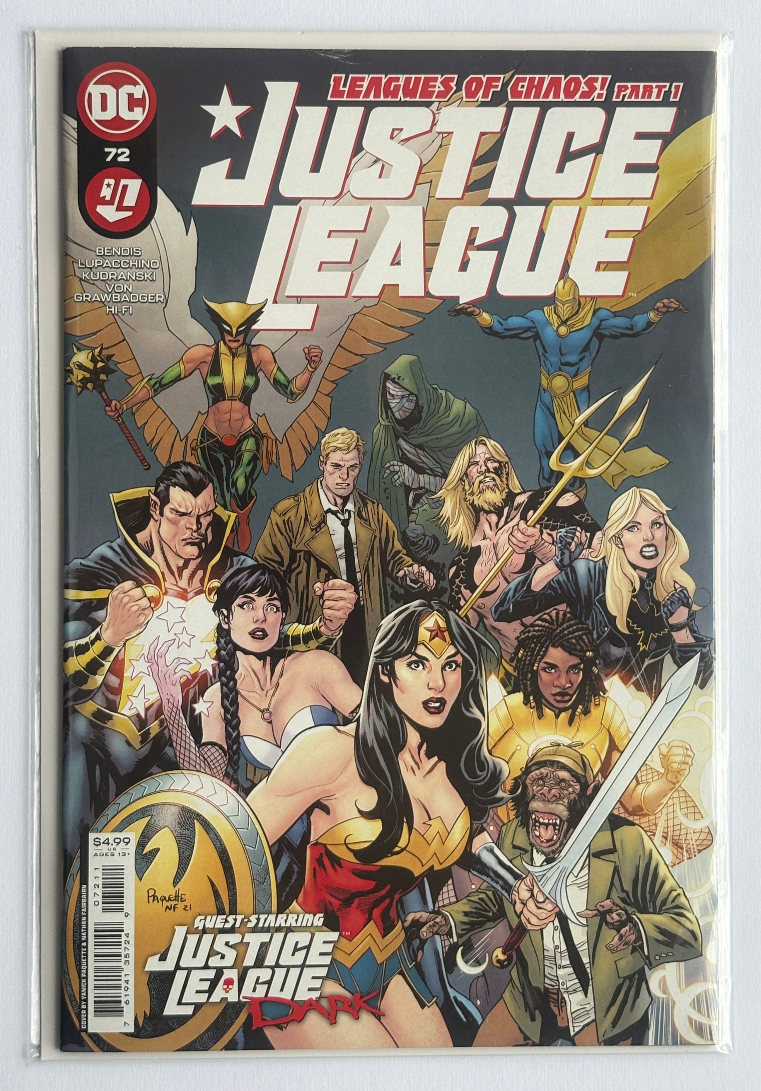 Justice League #72 - 1st Printing Marvel Comics April 2022 FN 6.0