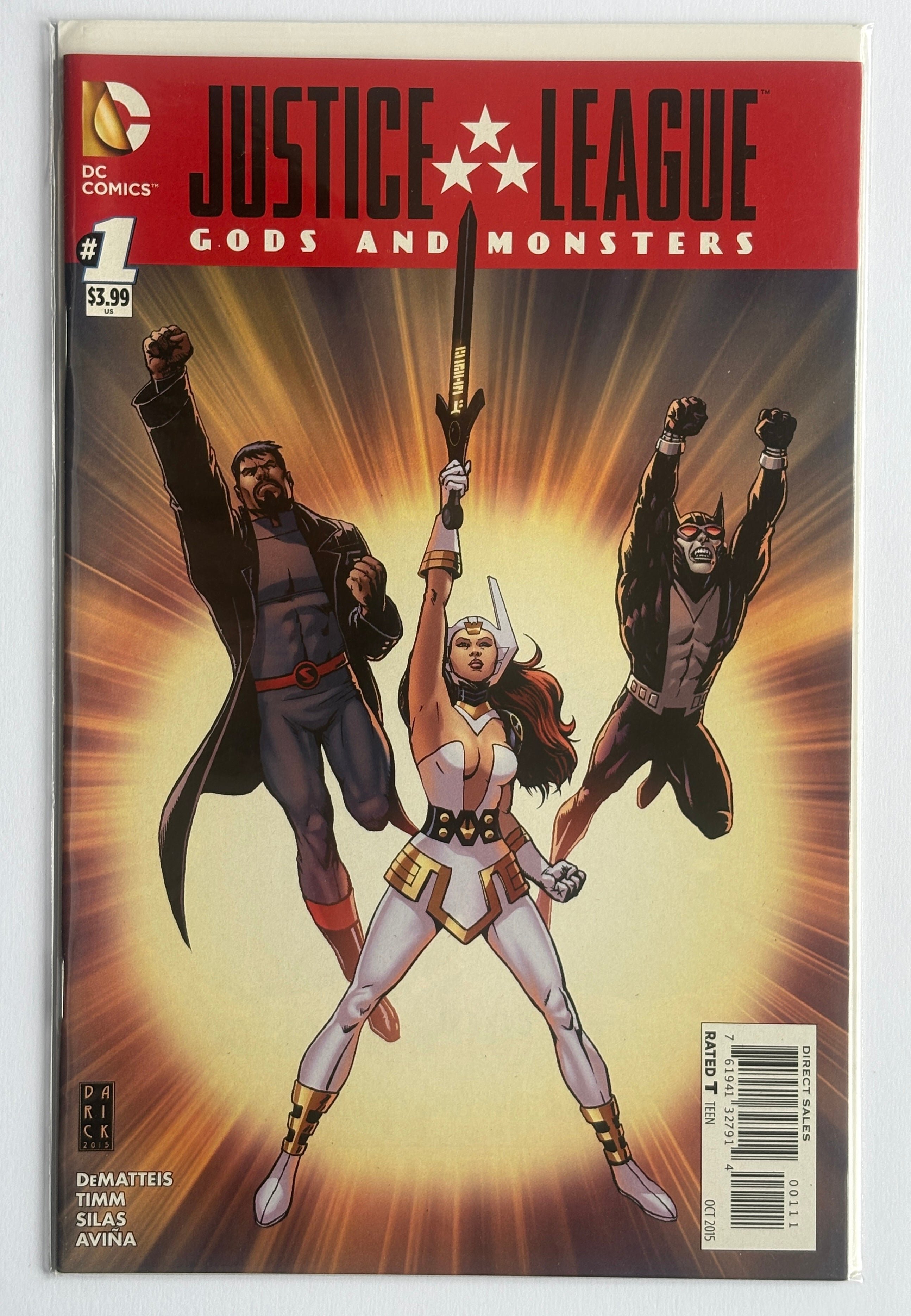 Justice League: Gods and Monsters #1 - DC Comics October 2015 VF+ 8.5