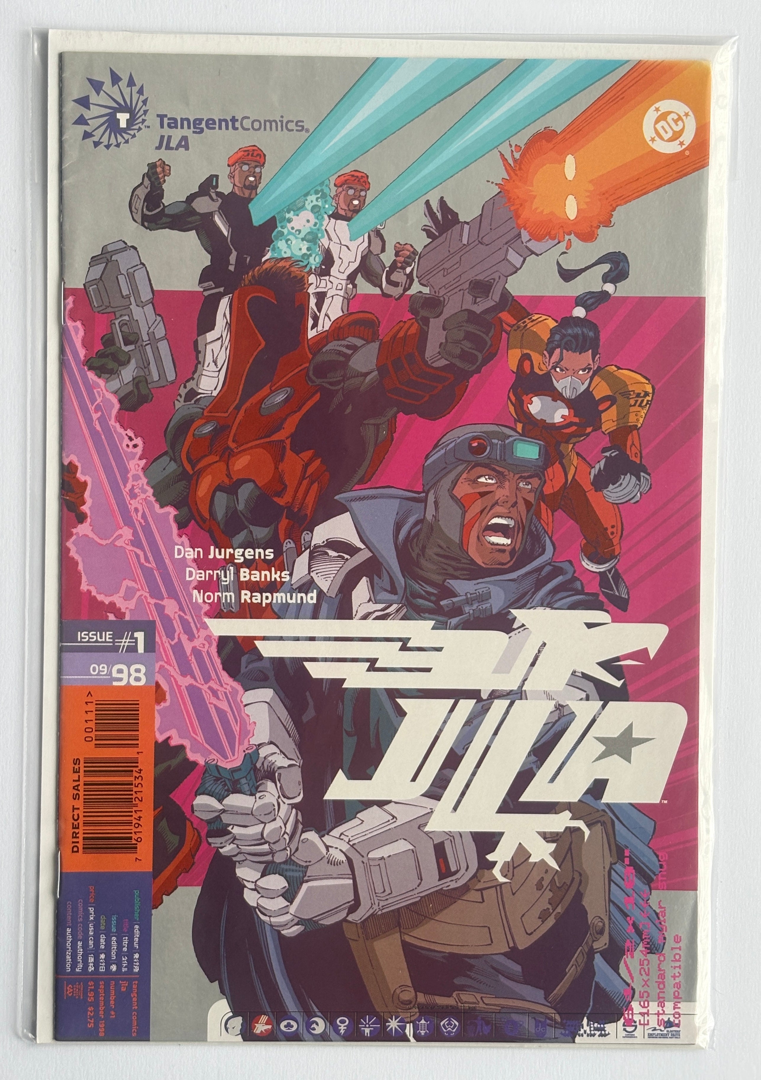 Tangent Comics / JLA #1 - DC Comics September 1998 FN 6.0