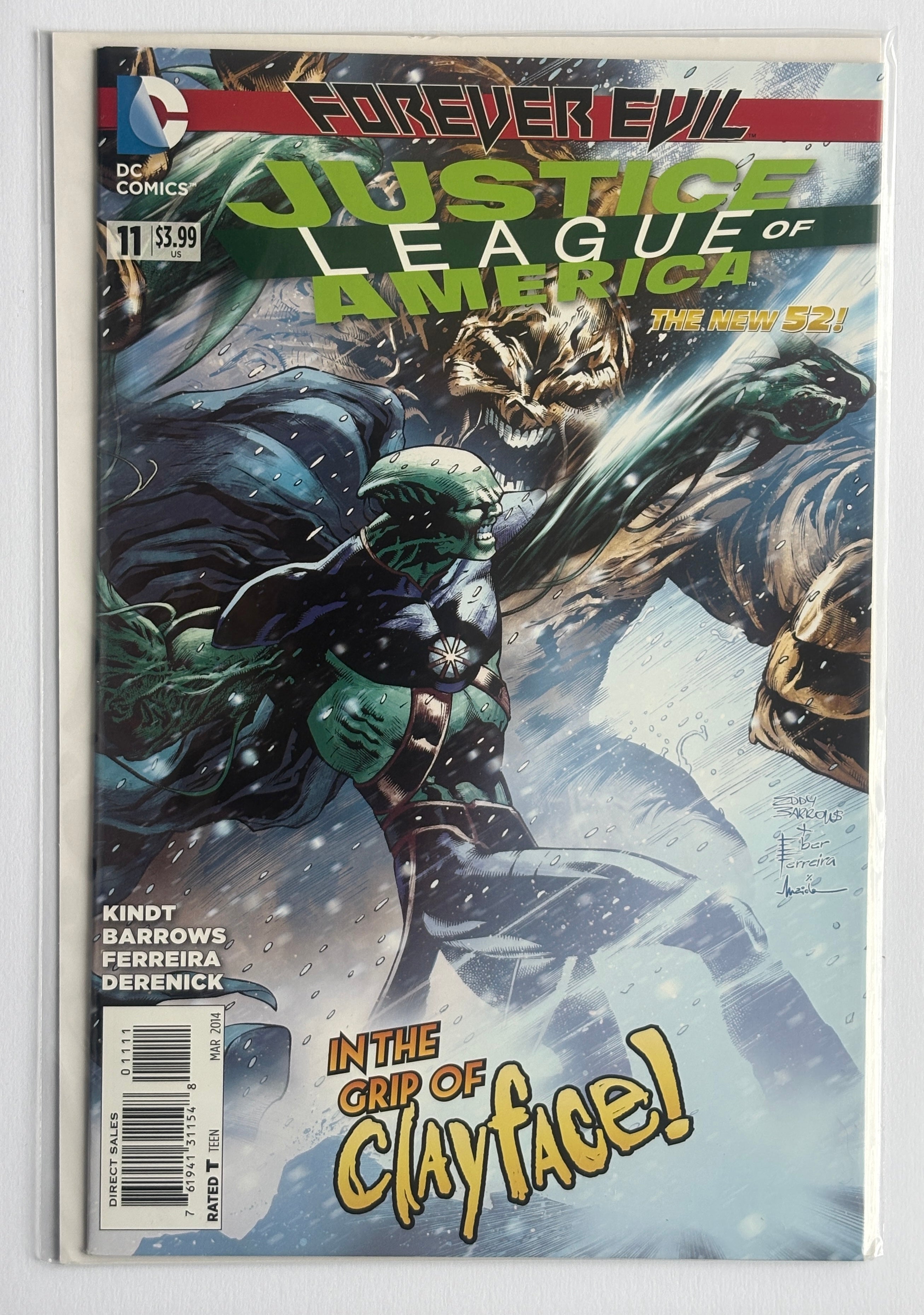 Justice League of America #11 - 1st Printing - DC Comics March 2014 VF 8.0