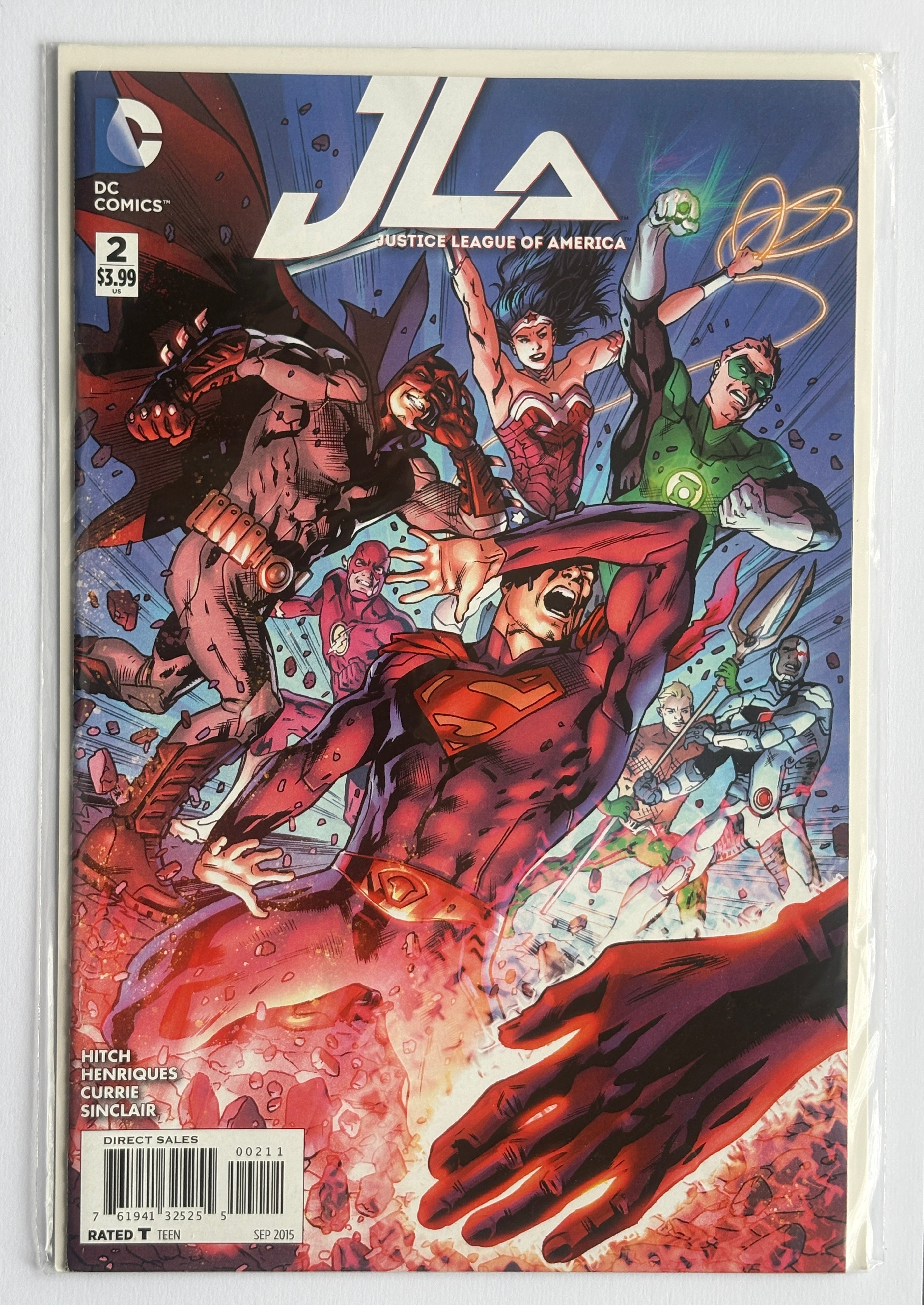 Justice League of America #2 - DC Comics September 2015 F/VF 7.0