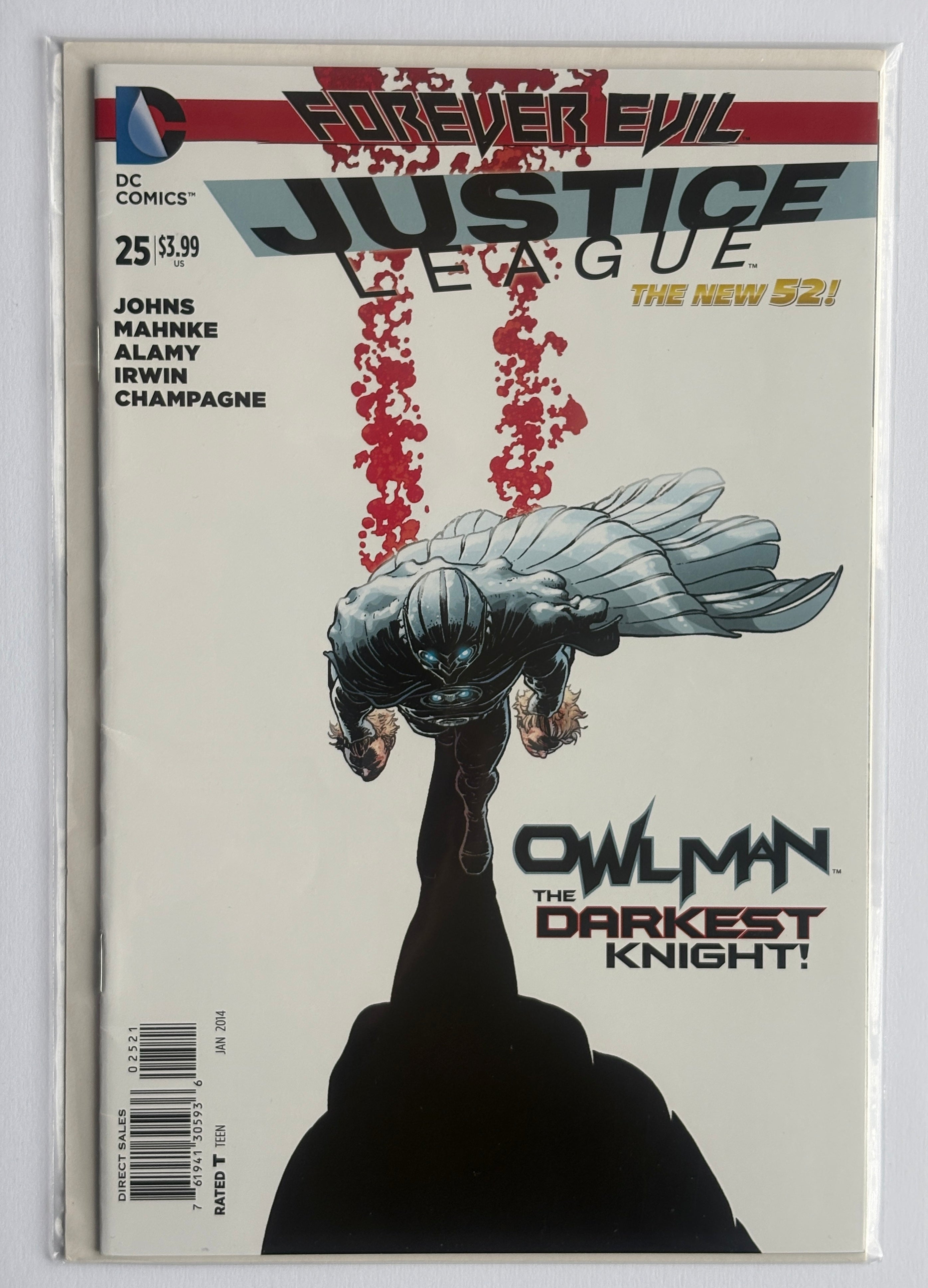 Justice League #25 - 1st Printing - DC Comics January 2014 F/VF 7.0