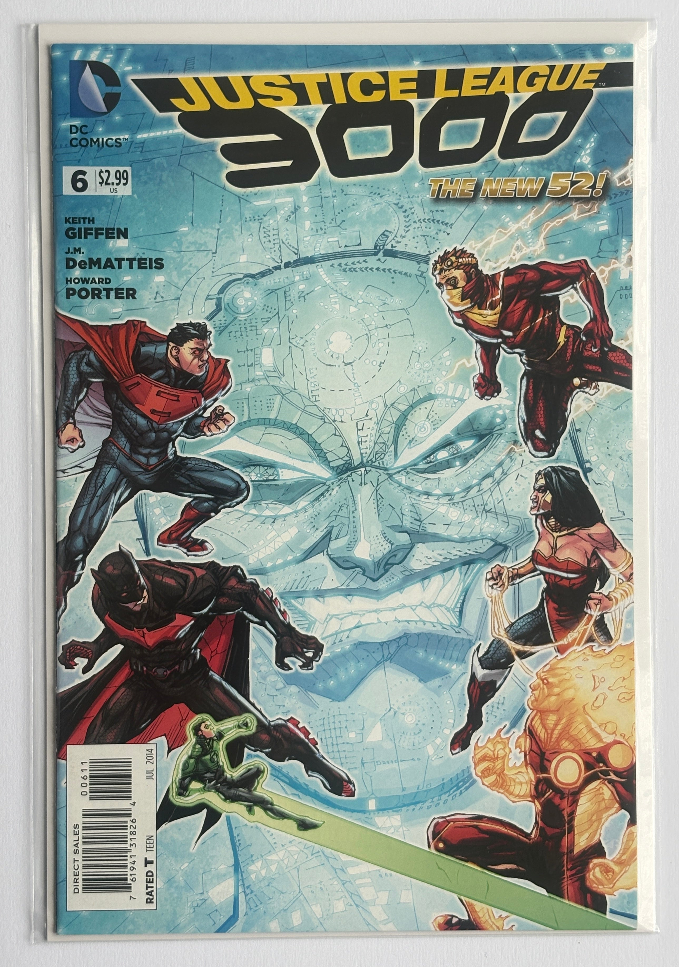 Justice League 3000 #6 - 1st Printing DC Comics July 2014 VF- 7.5