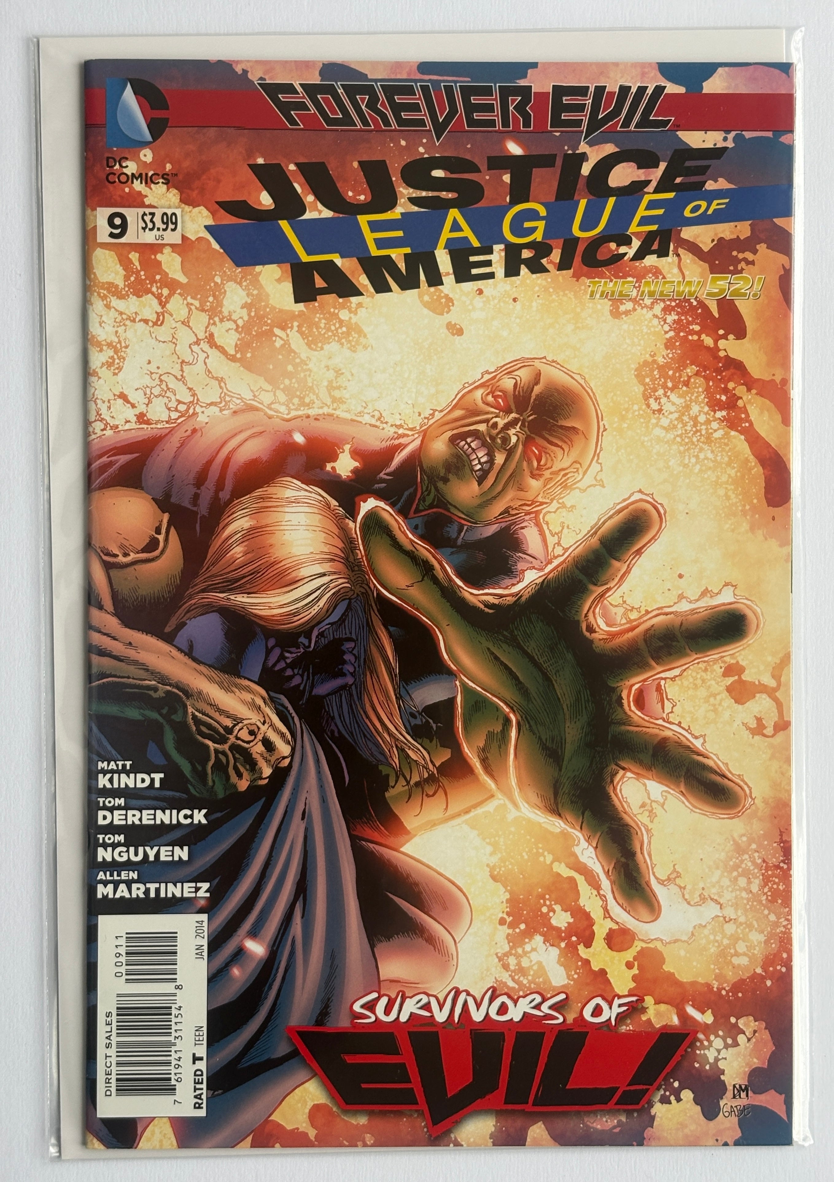 Justice League of America #9 - DC Comics January 2014 F/VF 7.0