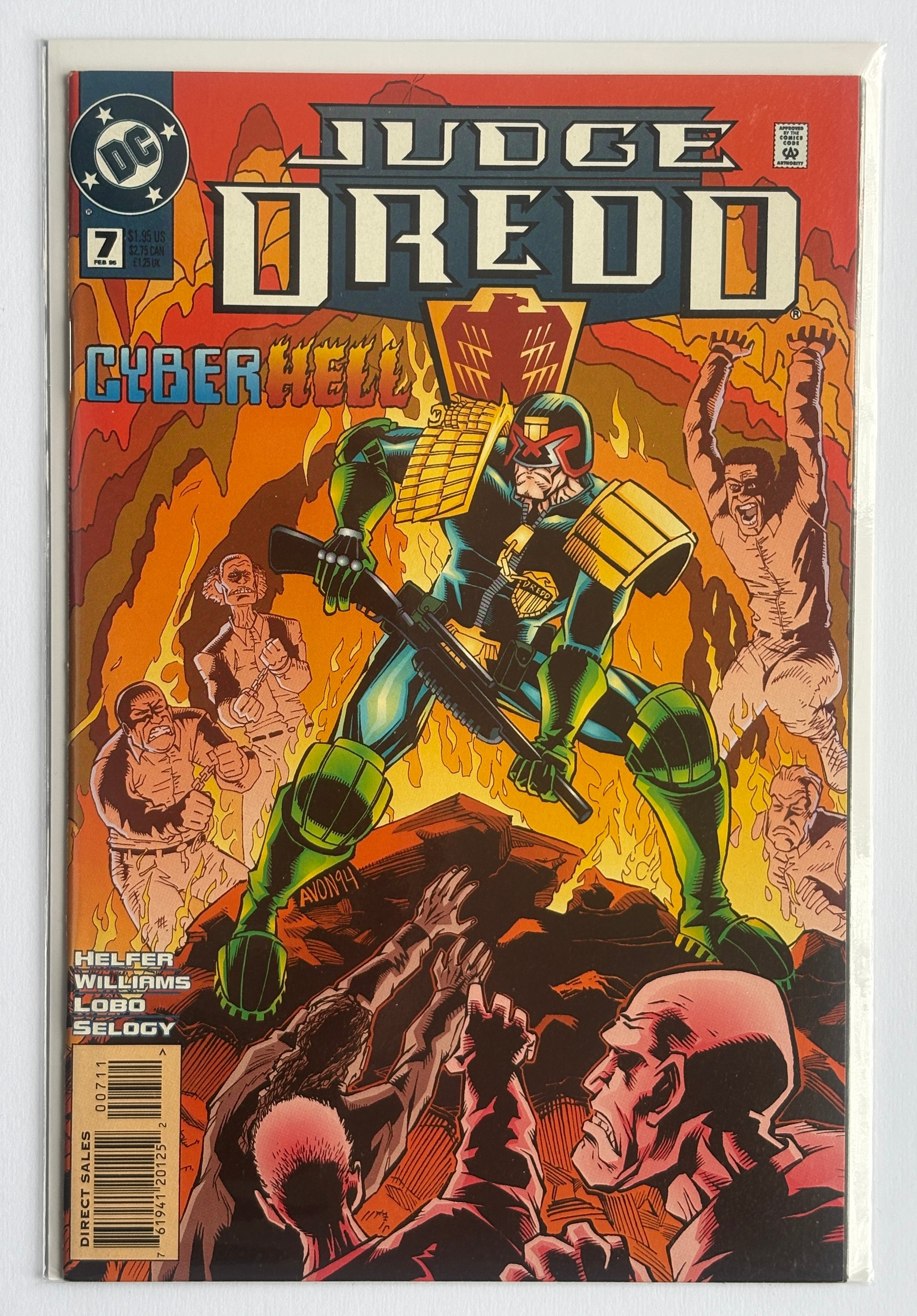 Judge Dredd #7 - 1st Printing DC Comics February 1995 VF+ 8.5