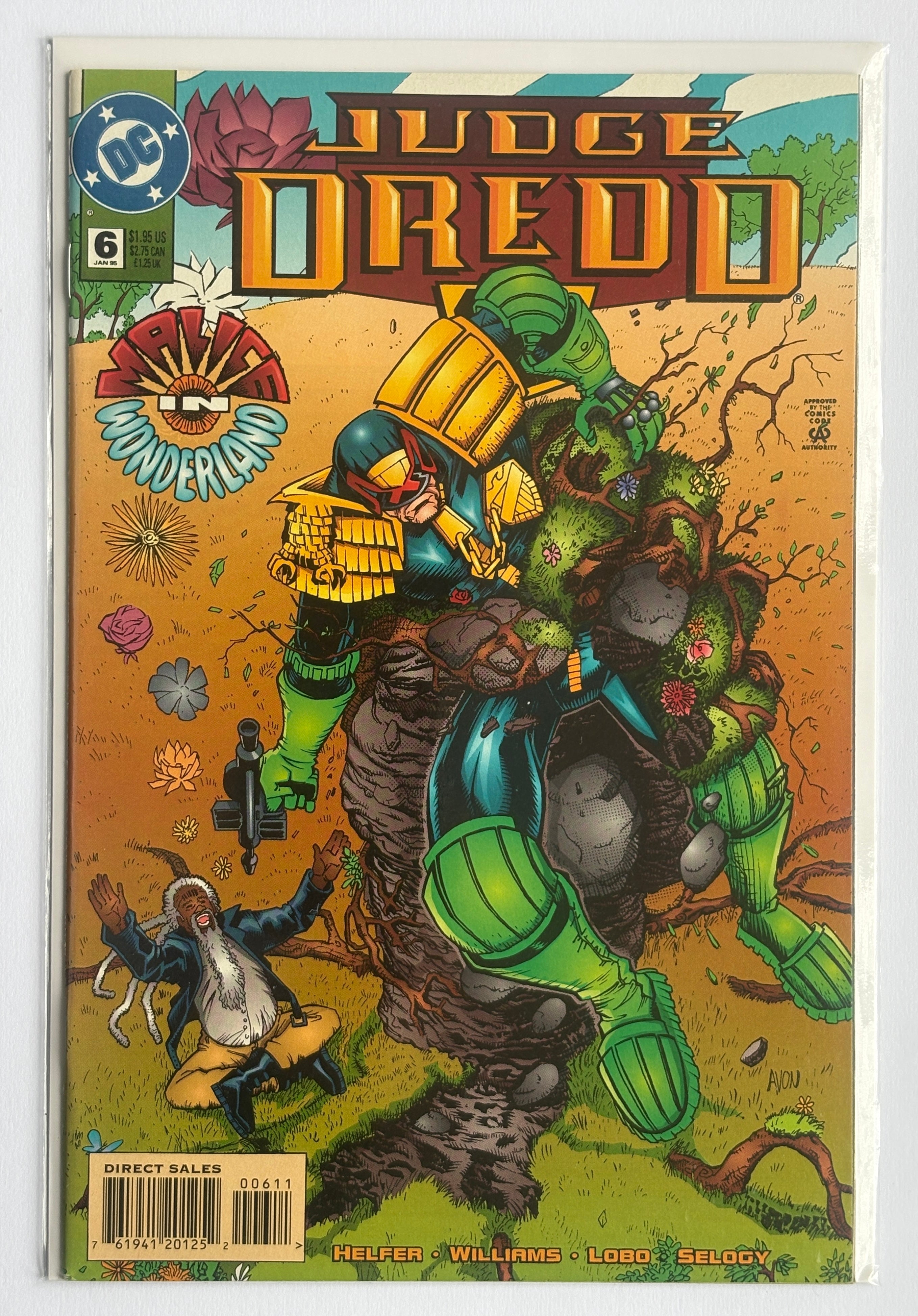 Judge Dredd #6 - 1st Printing DC Comics January 1995 VF+ 8.5