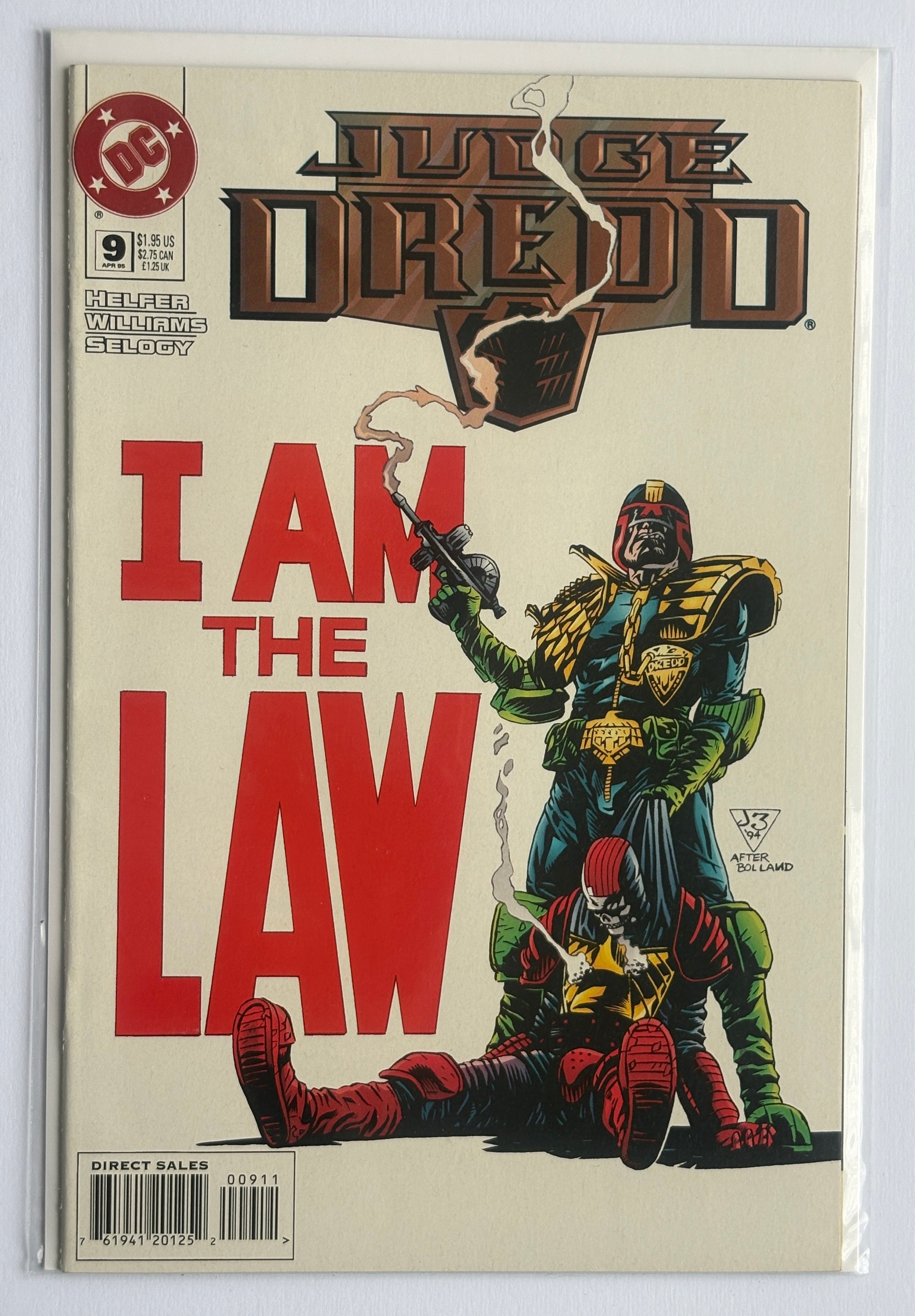 Judge Dredd #9 - 1st Printing DC Comics April 1995 VF+ 8.5
