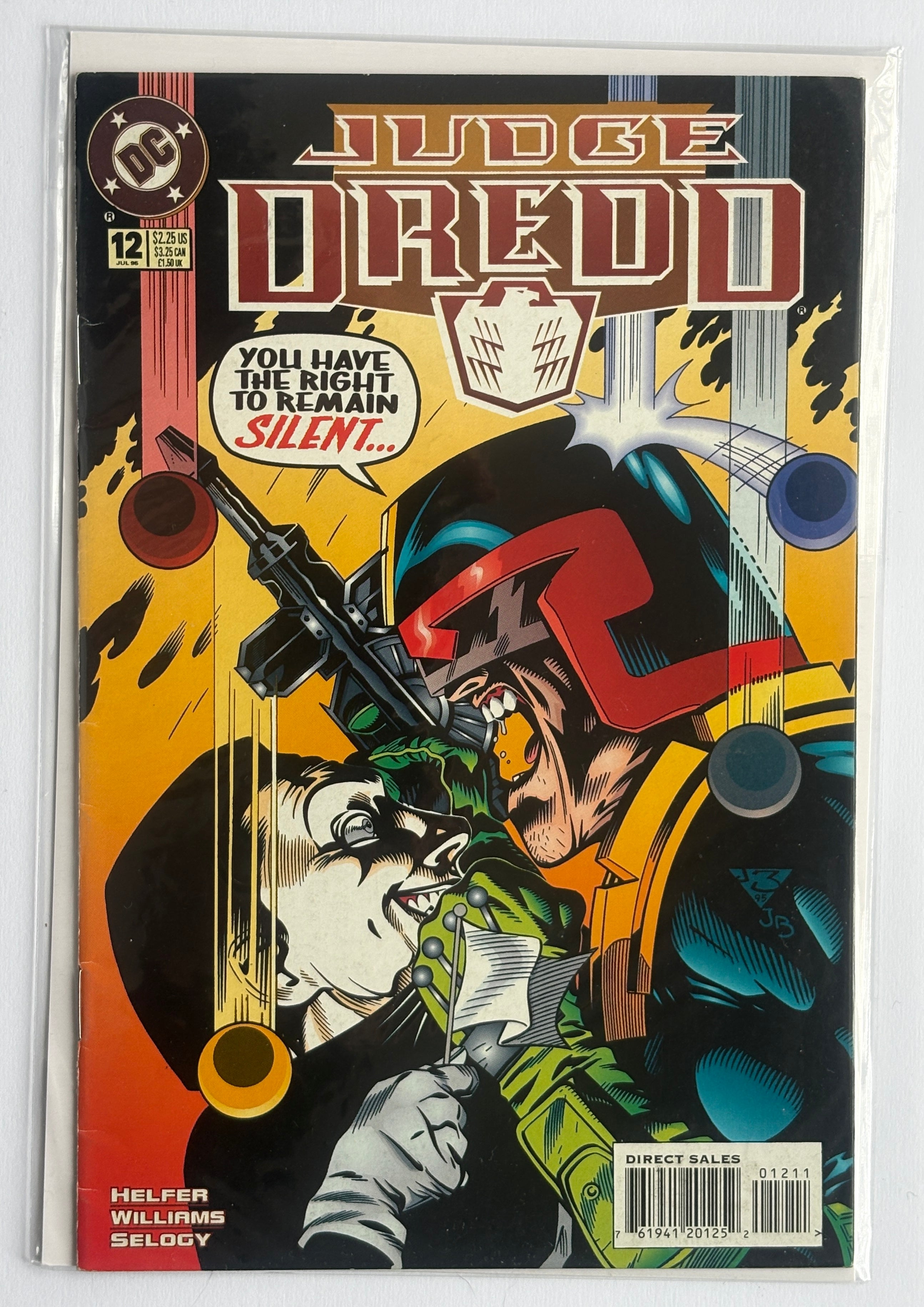 Judge Dredd #12 - 1st Printing DC Comics July 1995 F/VF 7.0