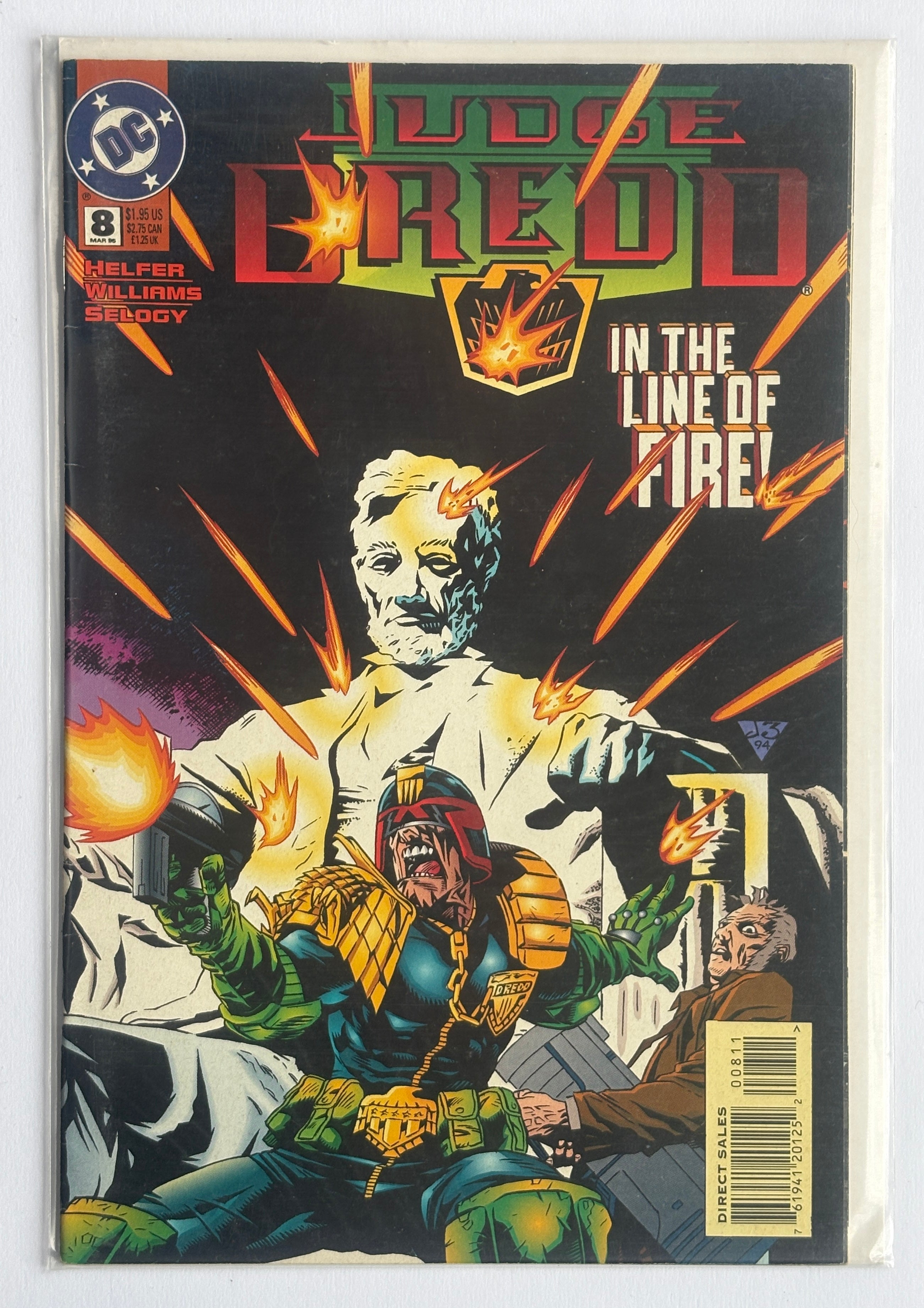 Judge Dredd #8 - 1st Printing DC Comics March 1995 VF 8.0