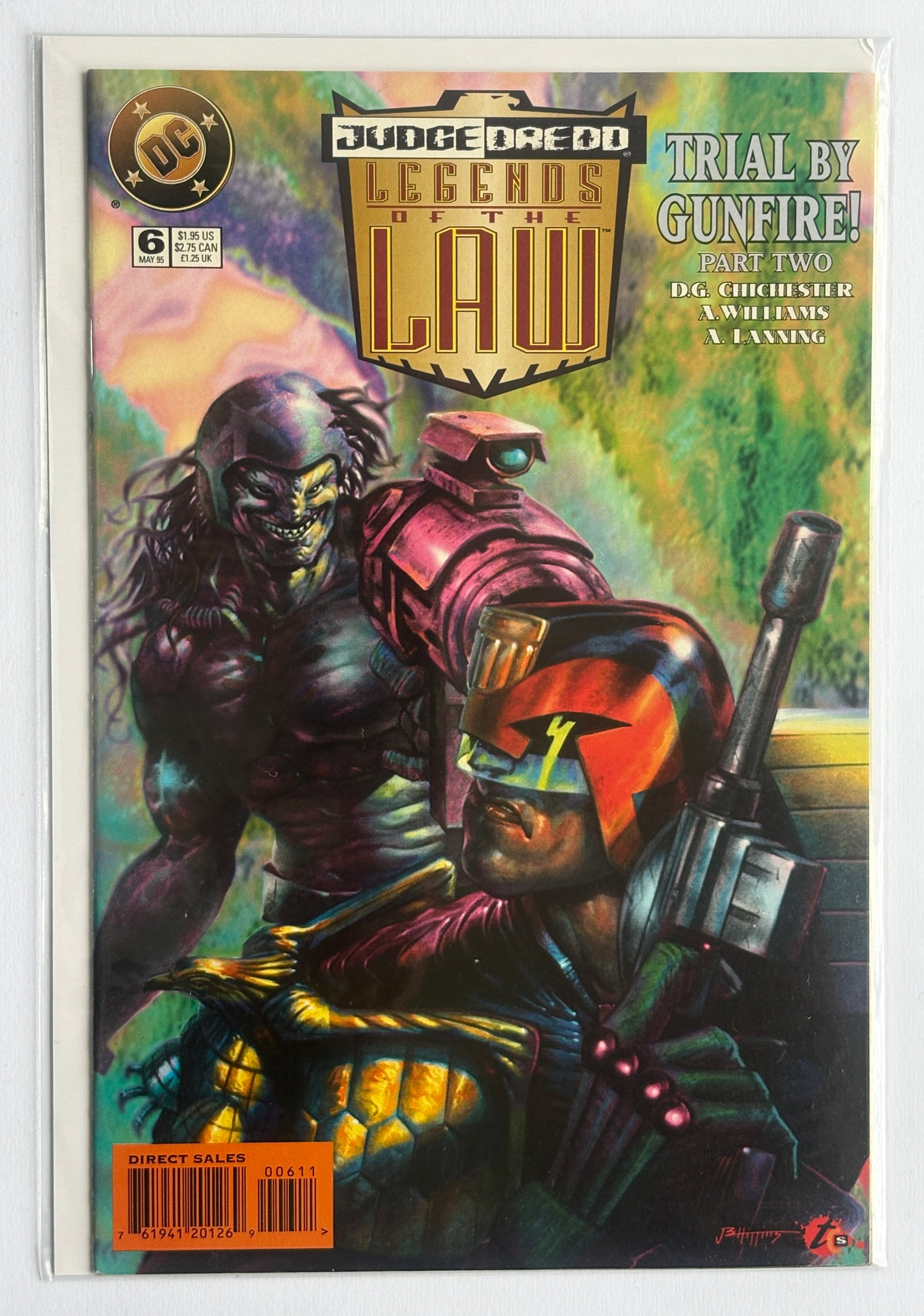Judge Dredd Legends of the Law #6 - 1st Printing DC Comics May 1995 VF/NM 9.0