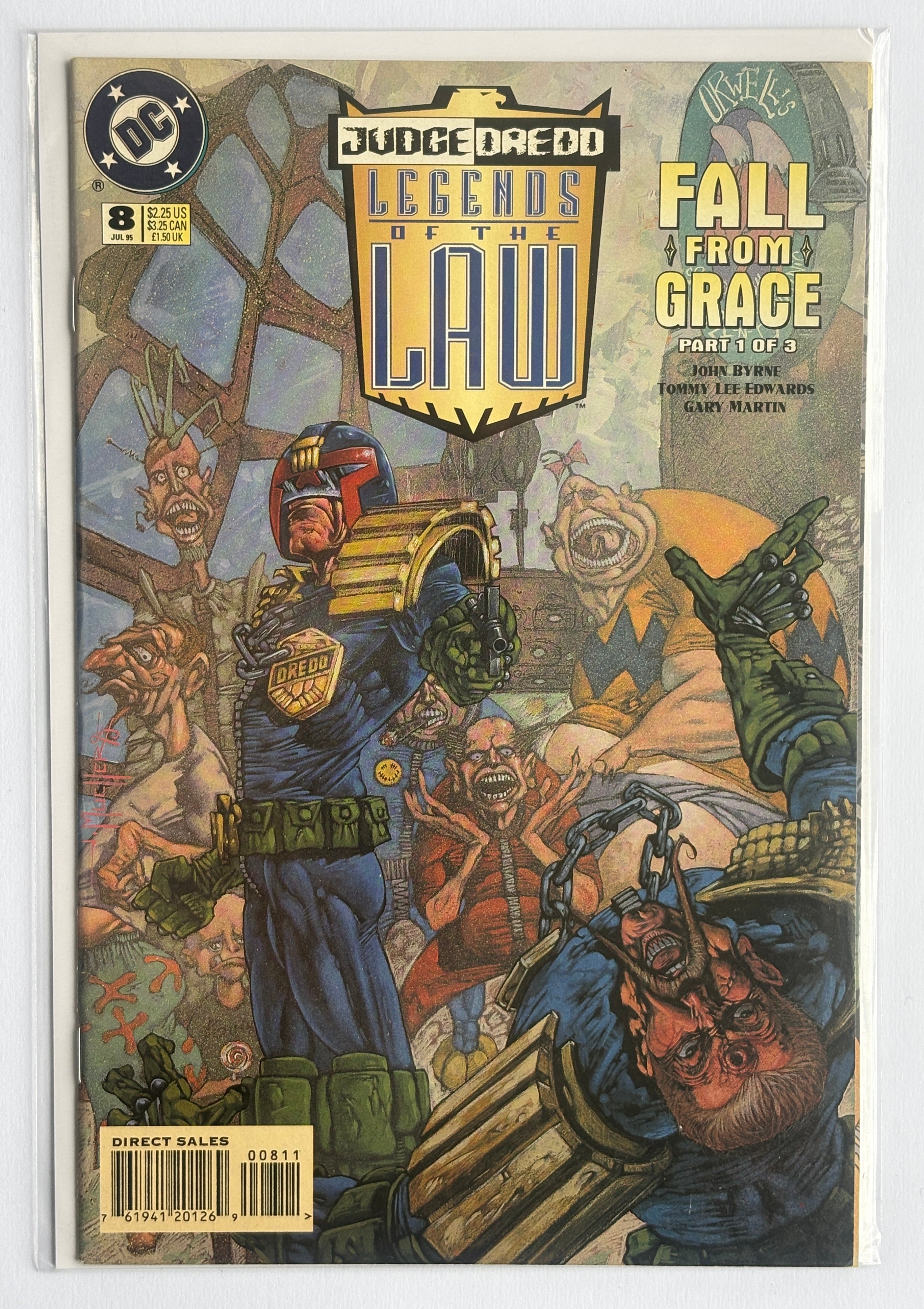 Judge Dredd Legends of the Law #8 - 1st Printing DC Comics July 1995 VF 8.0