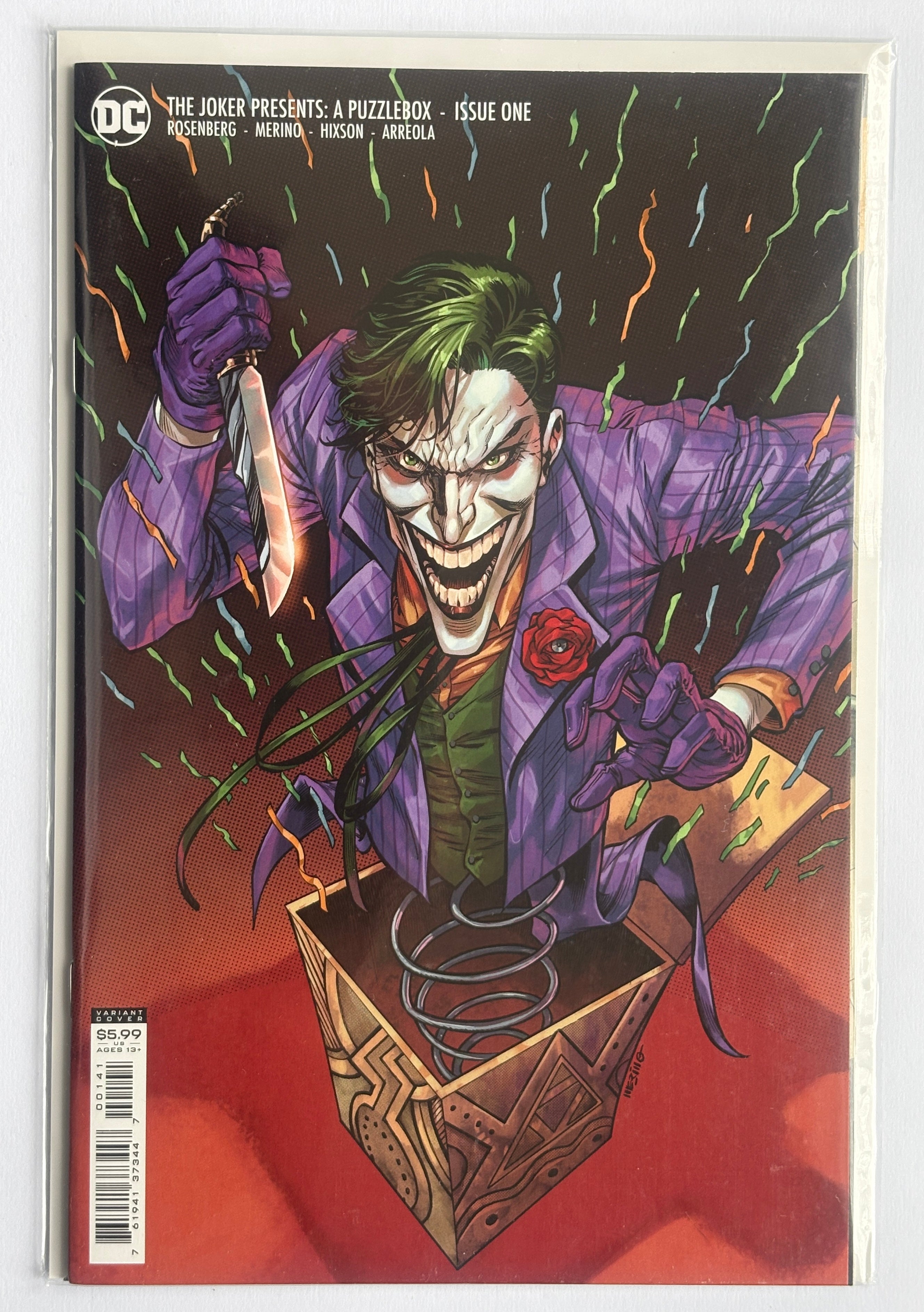 The Joker Presents: A Puzzlebox #1 - 1st Print Jesus Merino 1:25 Variant DC Comics 2021 NM+ 9.6