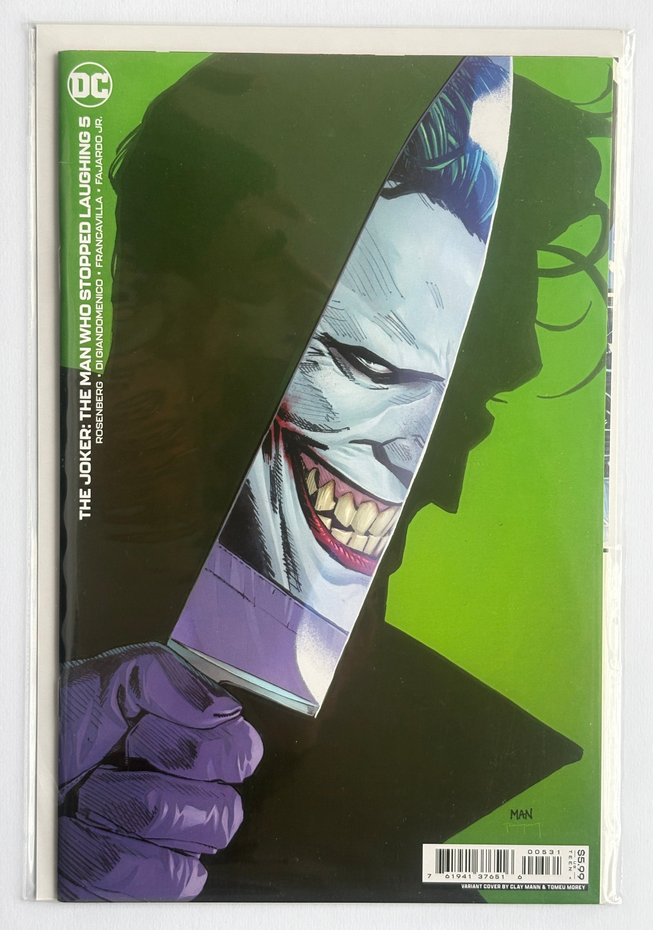 The Joker: The Man Who Stopped Laughing #5 - DC Comics April 2023 VF+ 8.5