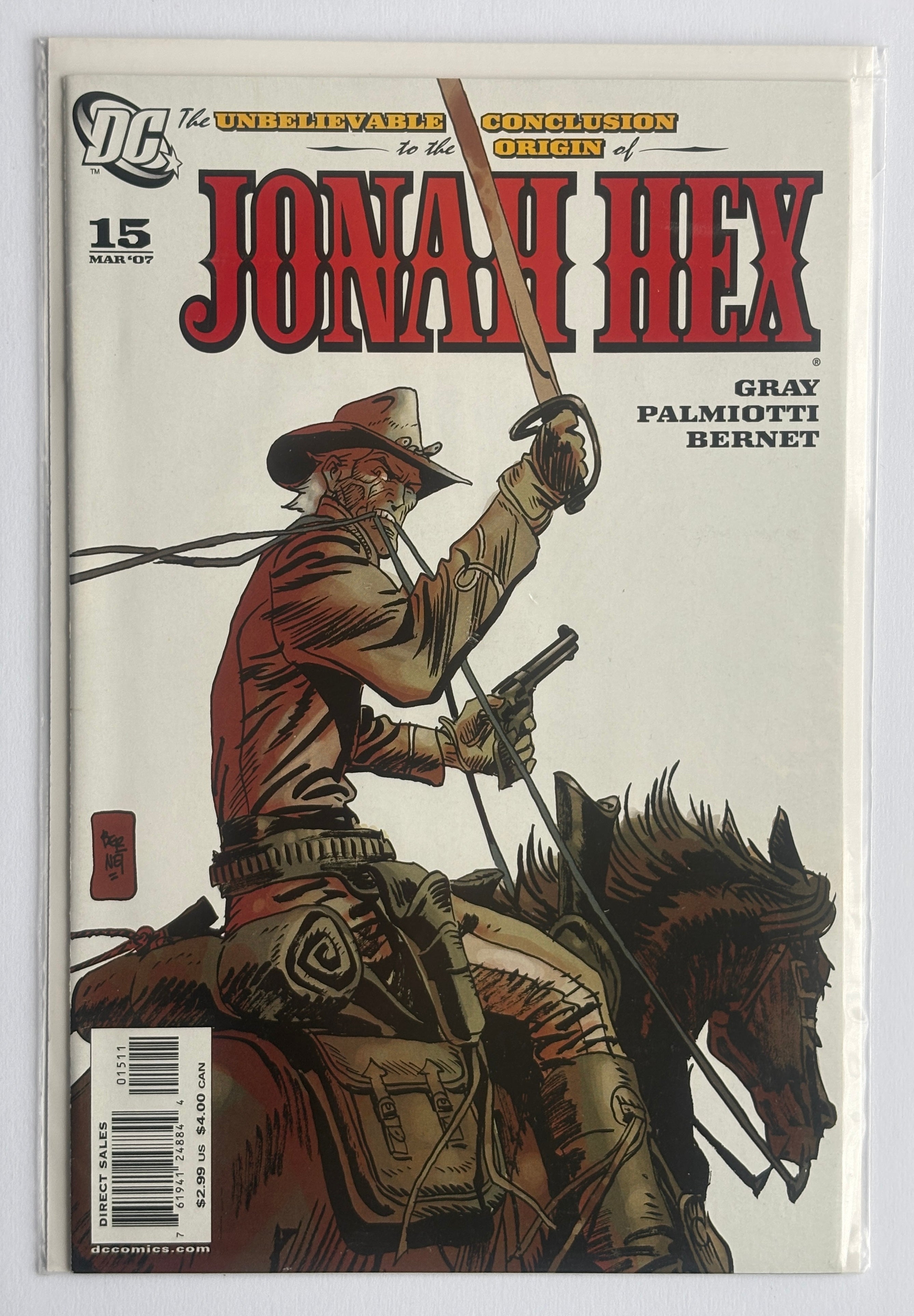 Jonah Hex #15 - 1st Printing - DC Comics March 2007 VF+ 8.5