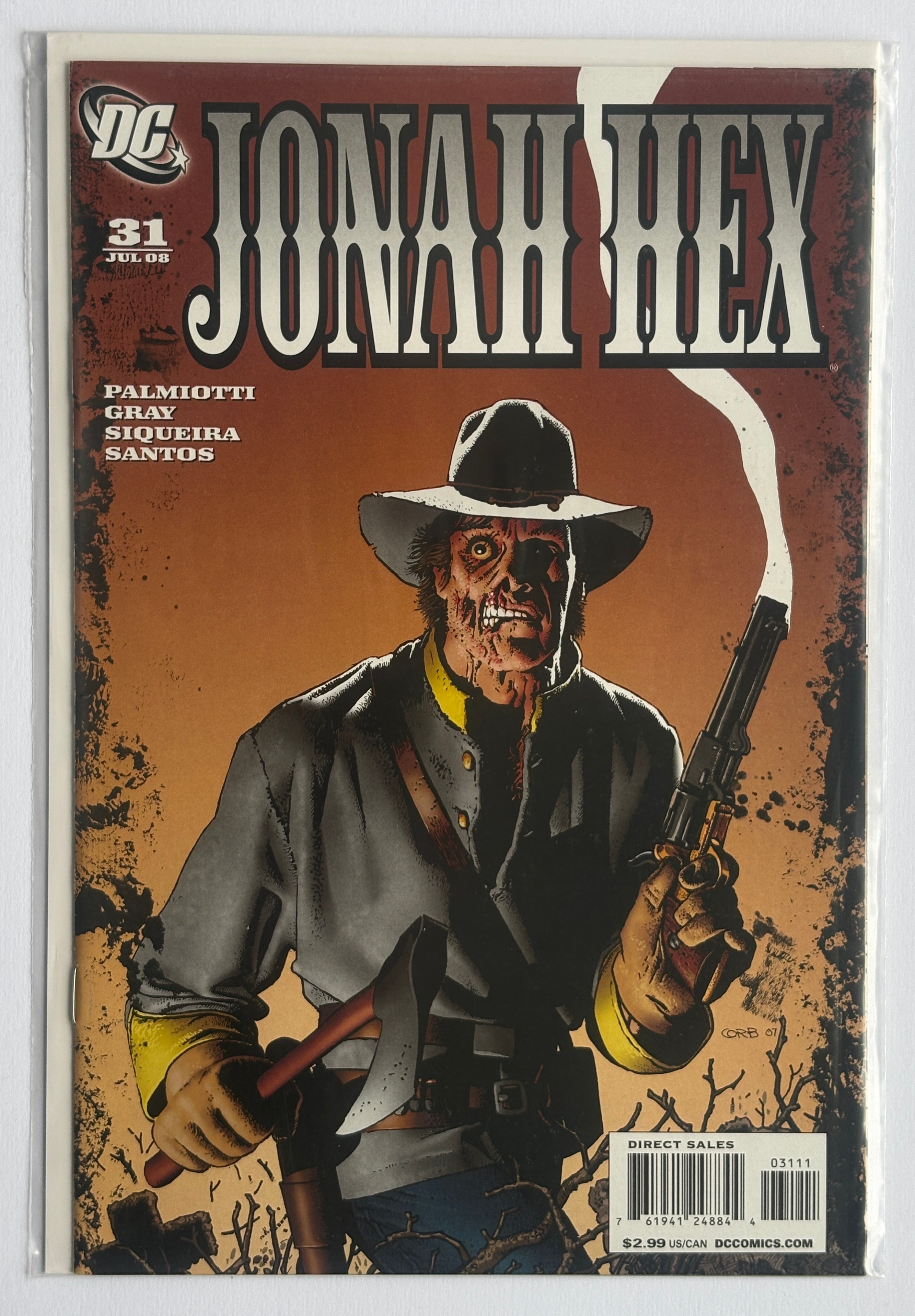 Jonah Hex #31 - 1st Printing - DC Comics July 2008 VF+ 8.5