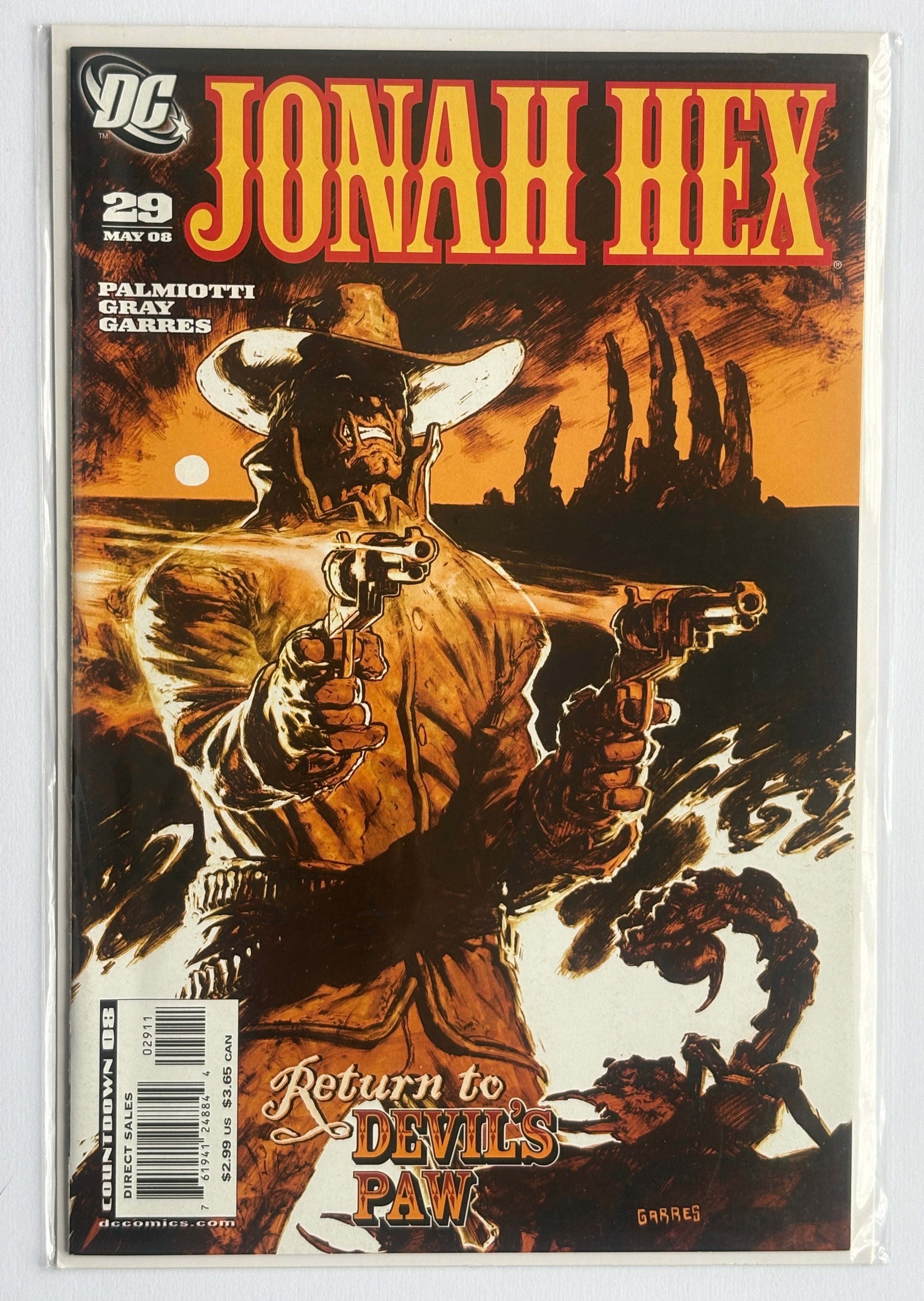 Jonah Hex #29 - 1st Printing - DC Comics May 2008 VF- 7.5