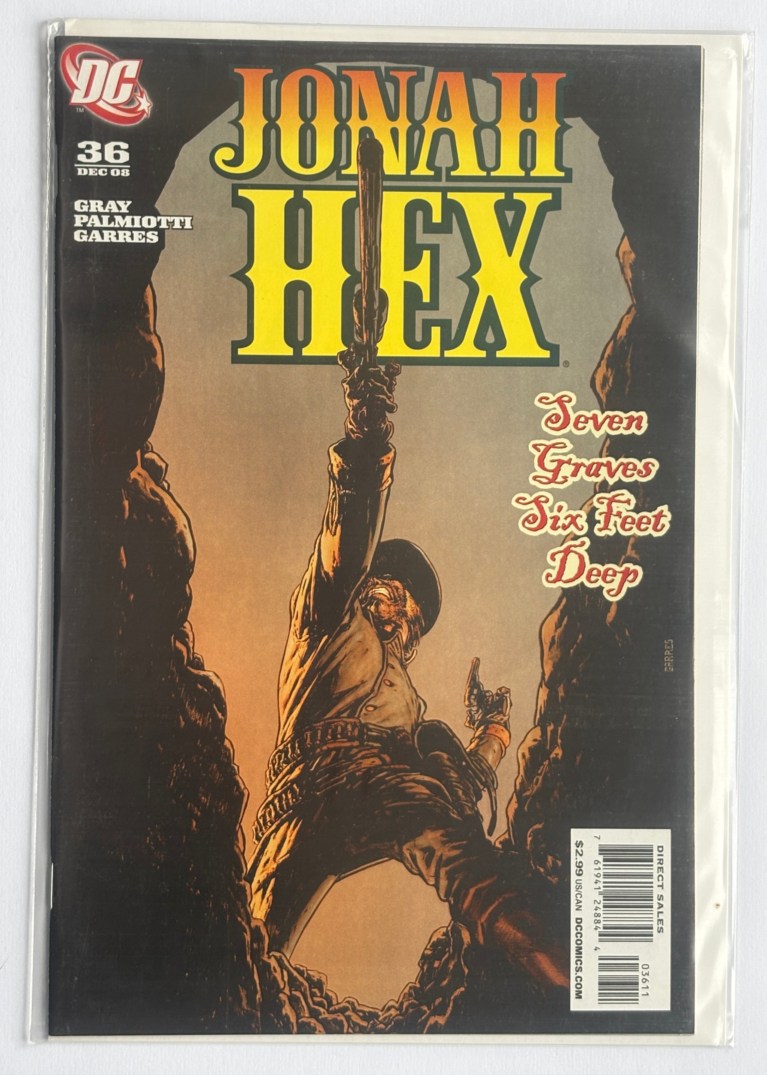Jonah Hex #36 - 1st Printing - DC Comics December 2008 VF+ 8.5