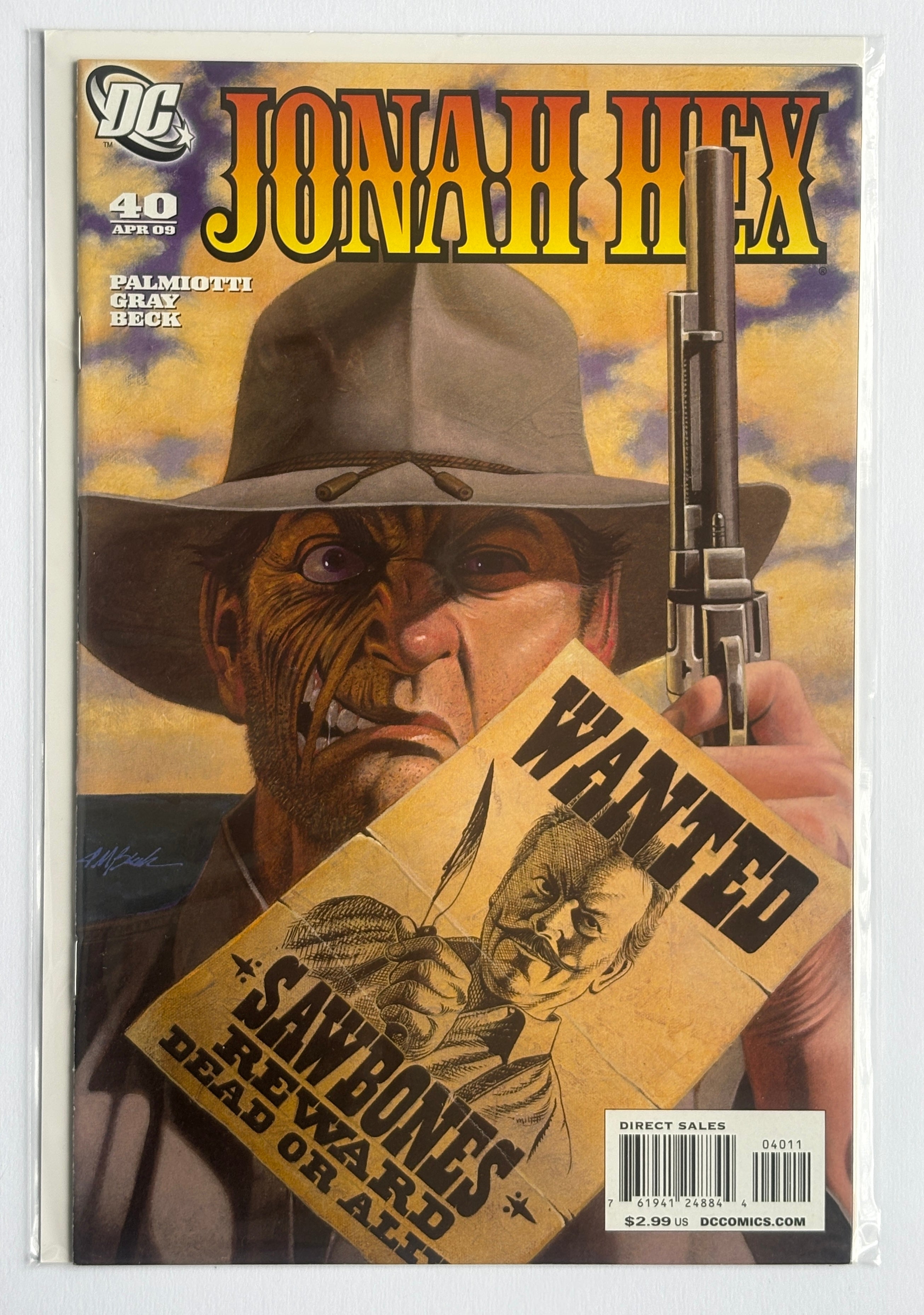 Jonah Hex #40 - 1st Printing - DC Comics April 2009 VF+ 8.5