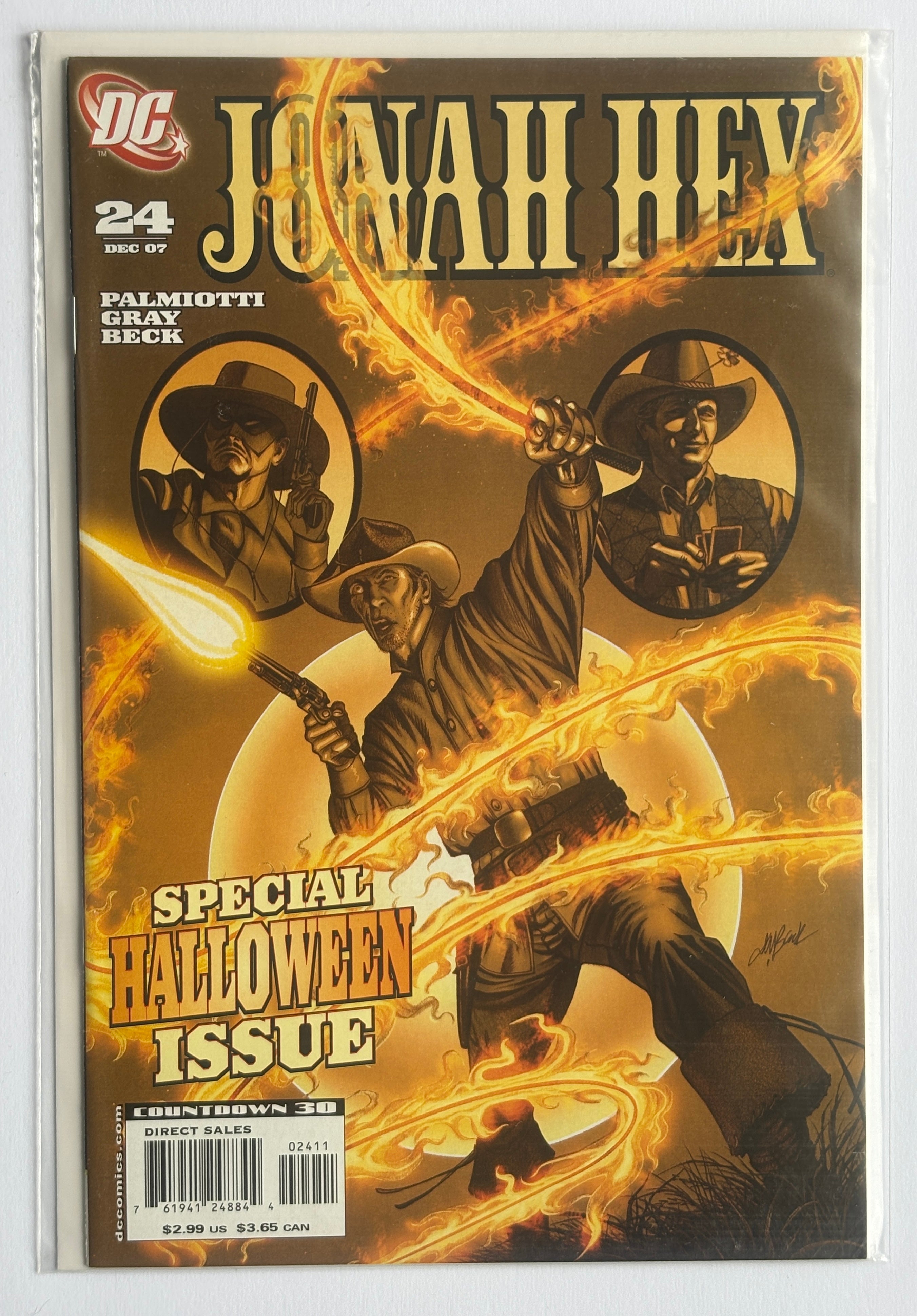 Jonah Hex #24 - 1st Printing - DC Comics December 2007 VF+ 8.5