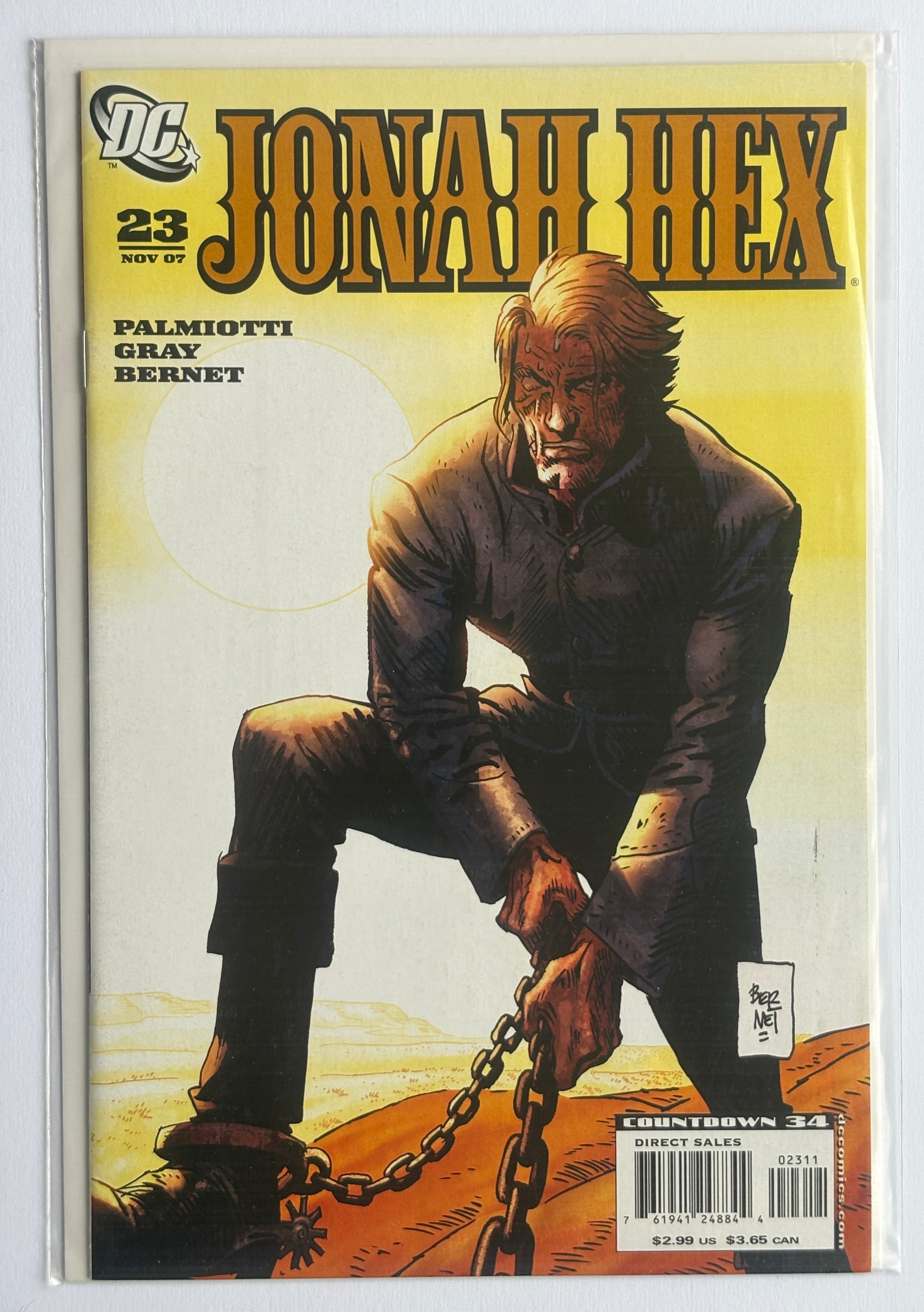 Jonah Hex #23 - 1st Printing - DC Comics November 2007 VF 8.0