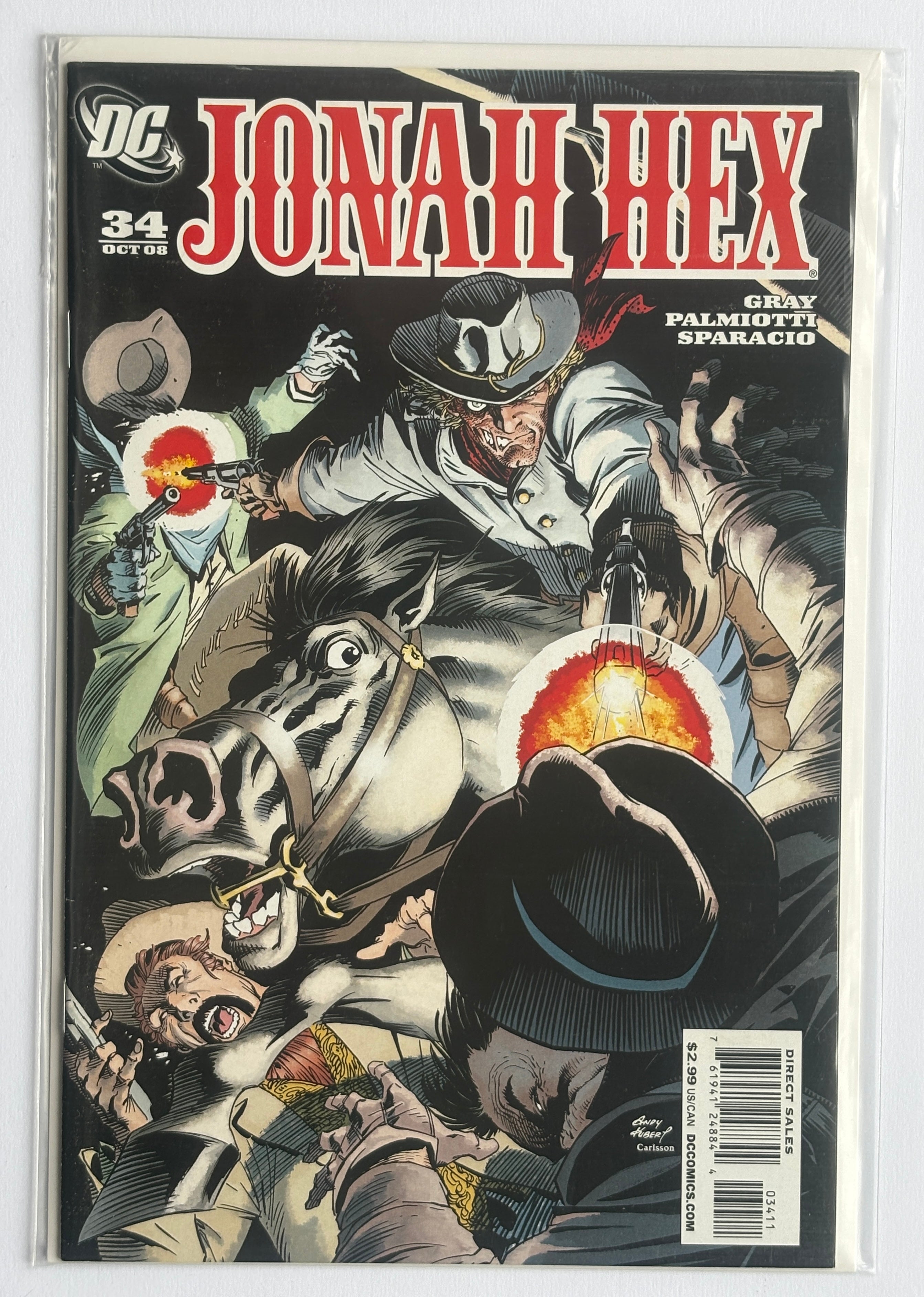 Jonah Hex #34 - 1st Printing - DC Comics October 2008 VF 8.0