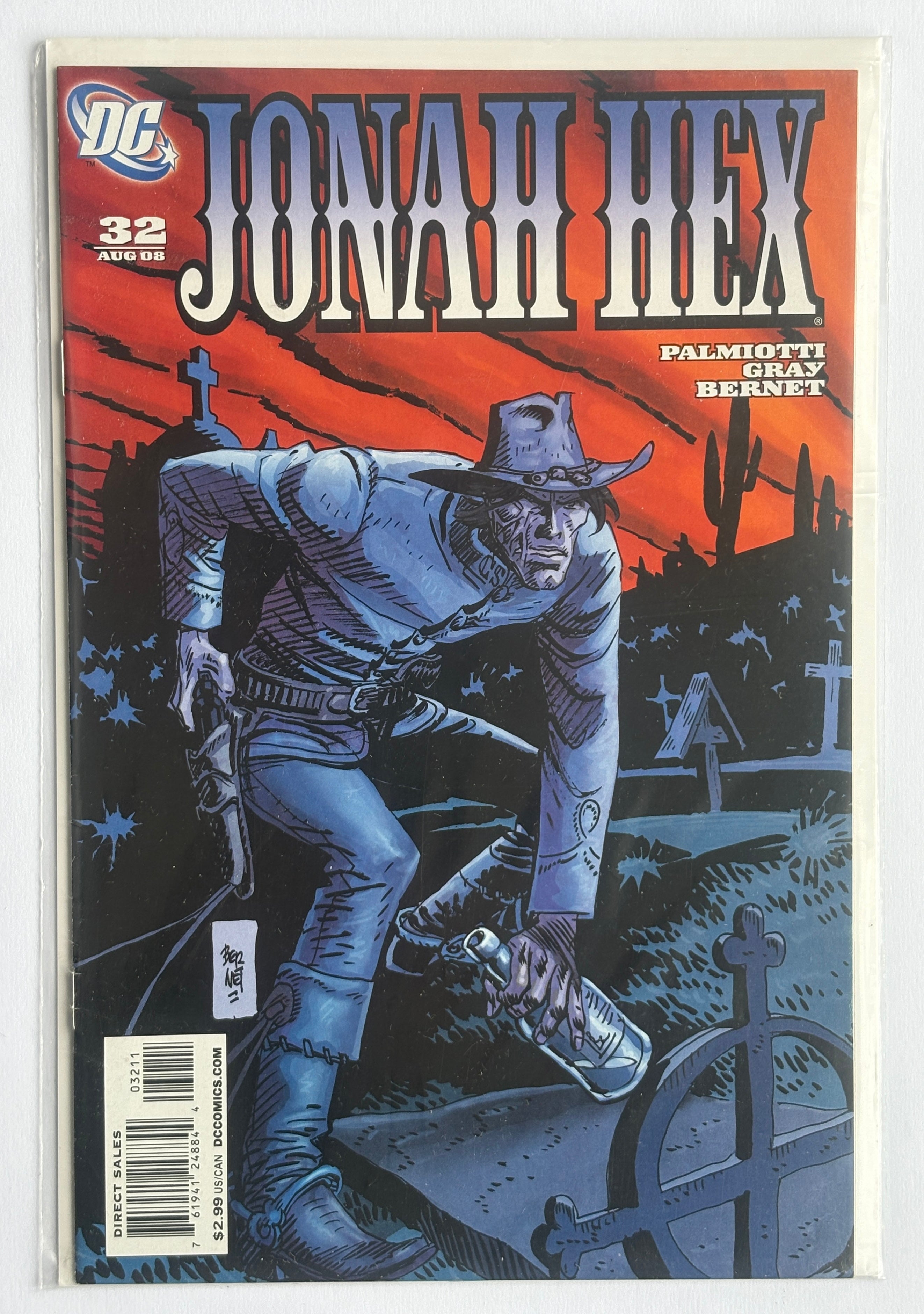 Jonah Hex #32 - 1st Printing - DC Comics August 2008 VF+ 8.5