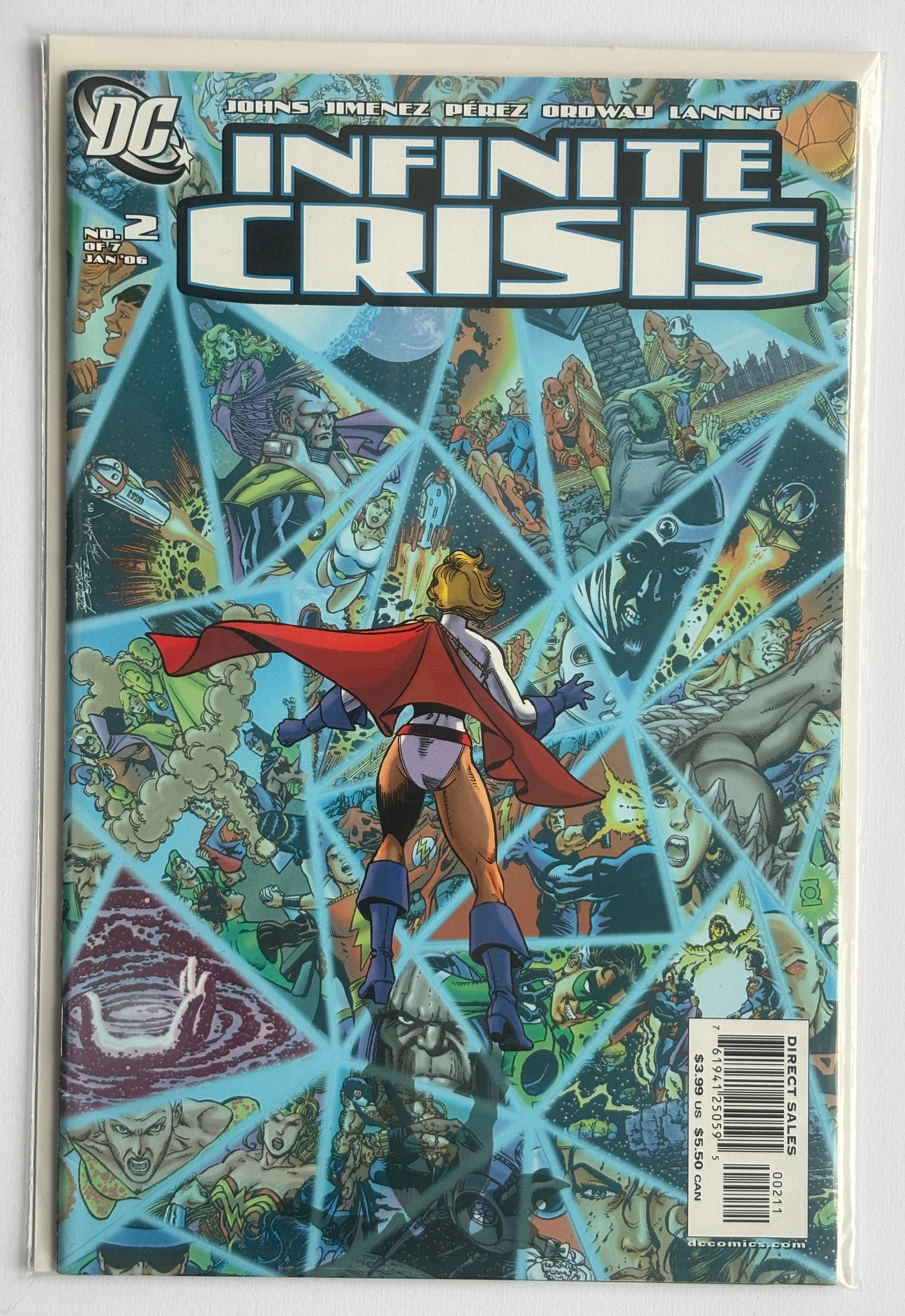 Infinite Crisis #2 (2 of 7) - 1st Printing - DC Comics January 2006 F/VF 7.0