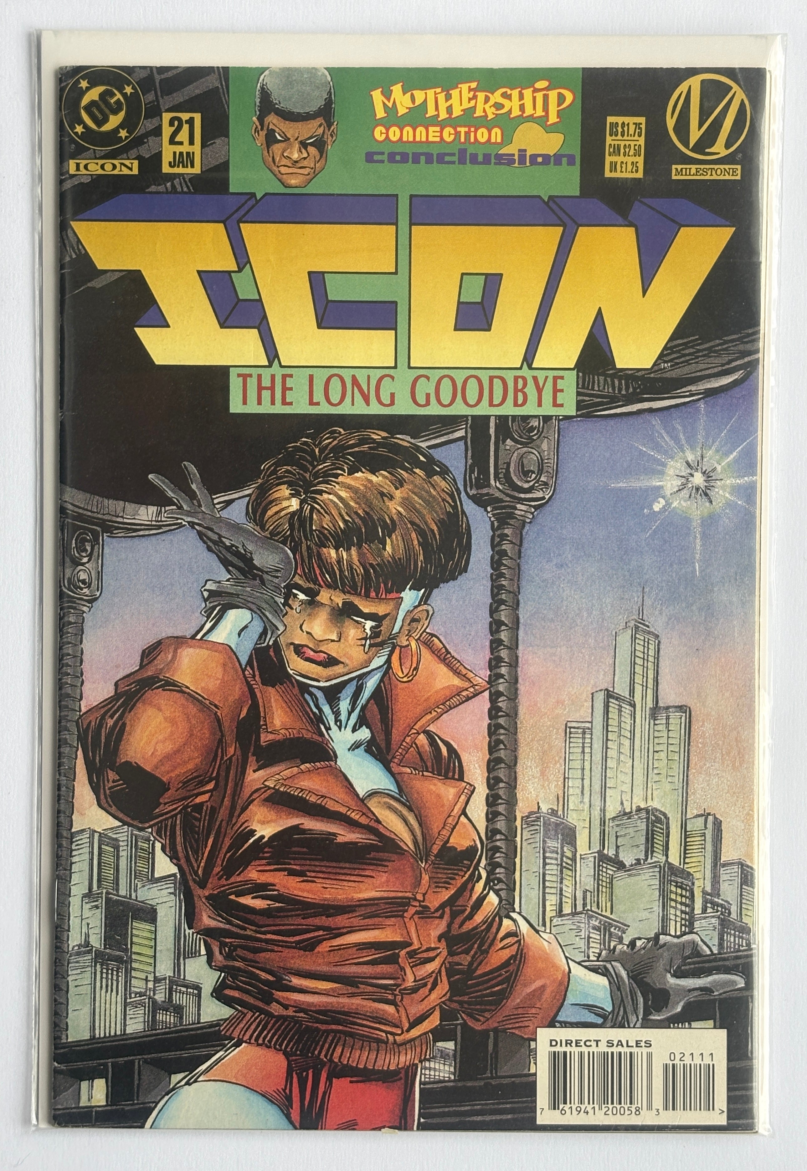 Icon #21 - 1st Printing - Milestone DC Comics 1995 FN 6.0
