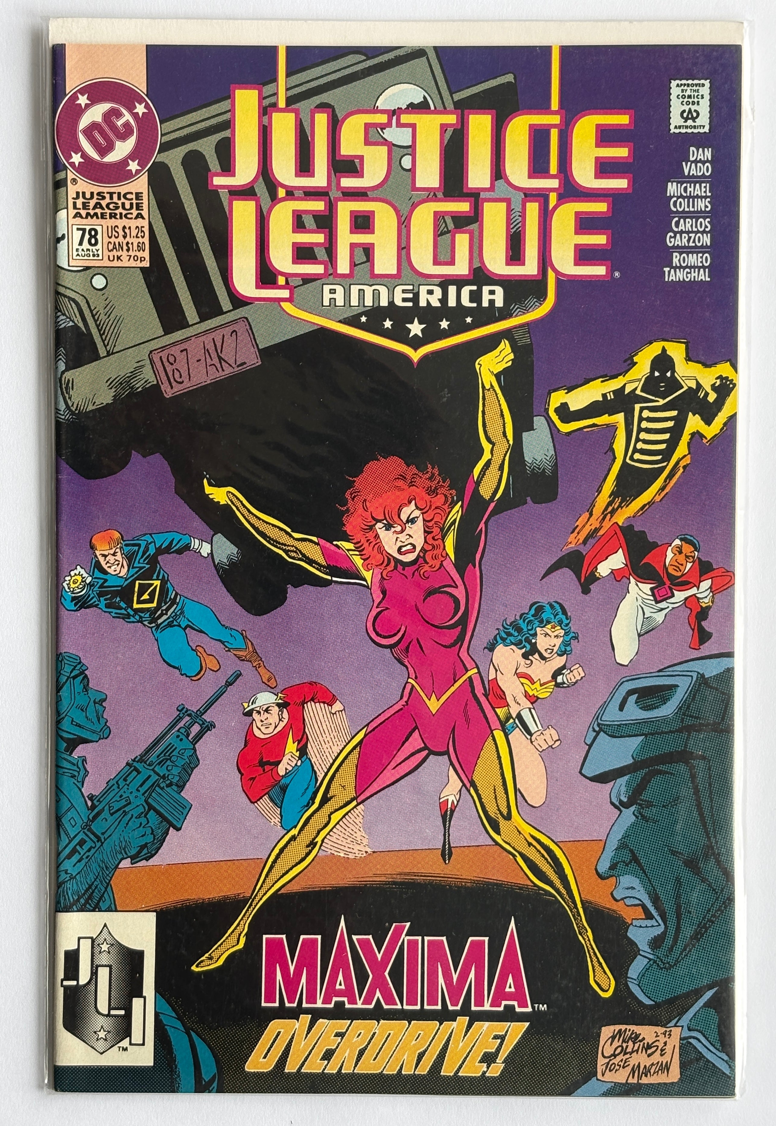 Justice League of America #78 - DC Comics August 1993 VF+ 8.5