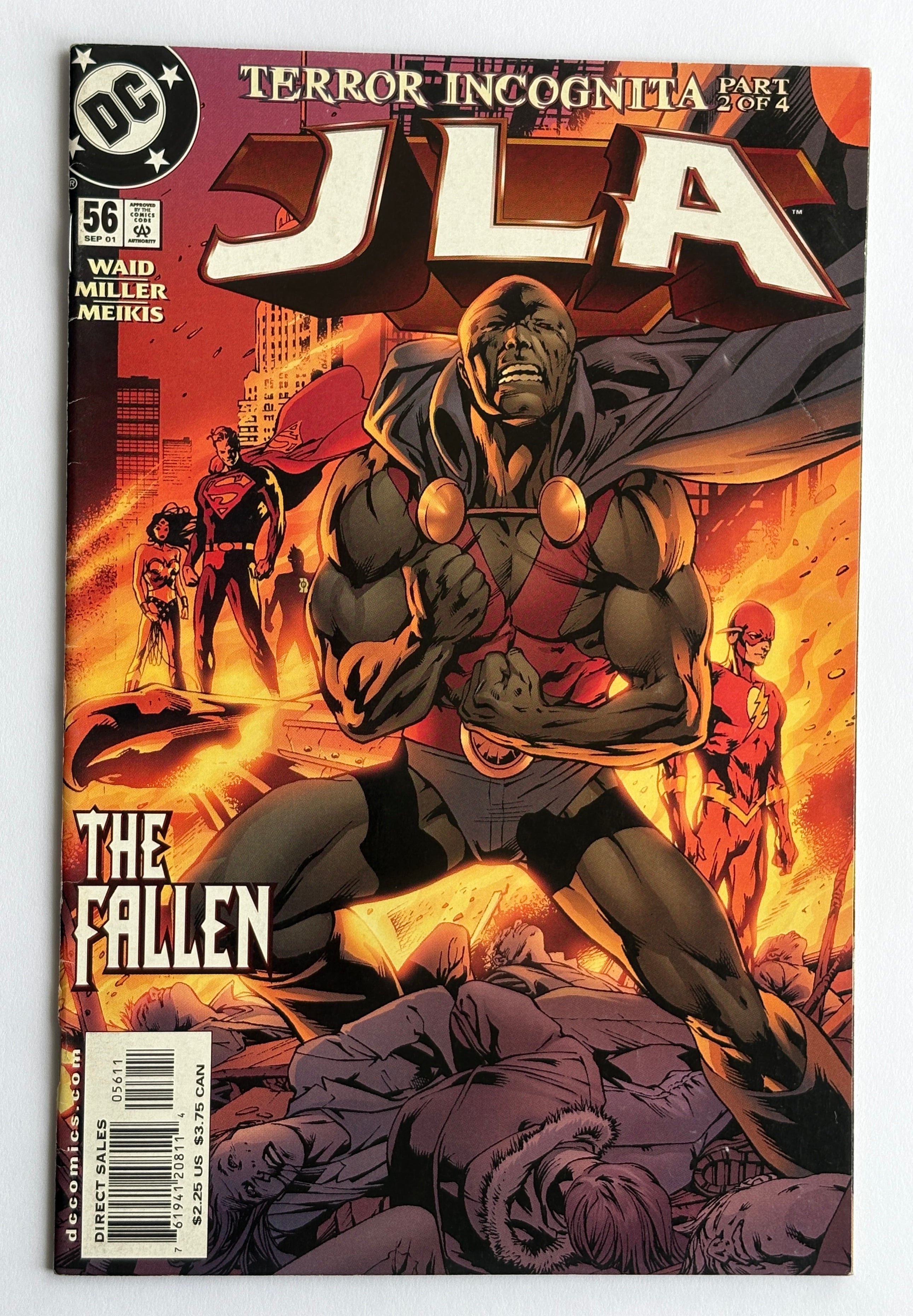 JLA #56 1st Printing Justice League of America DC Comics September 2001 FN+ 6.5