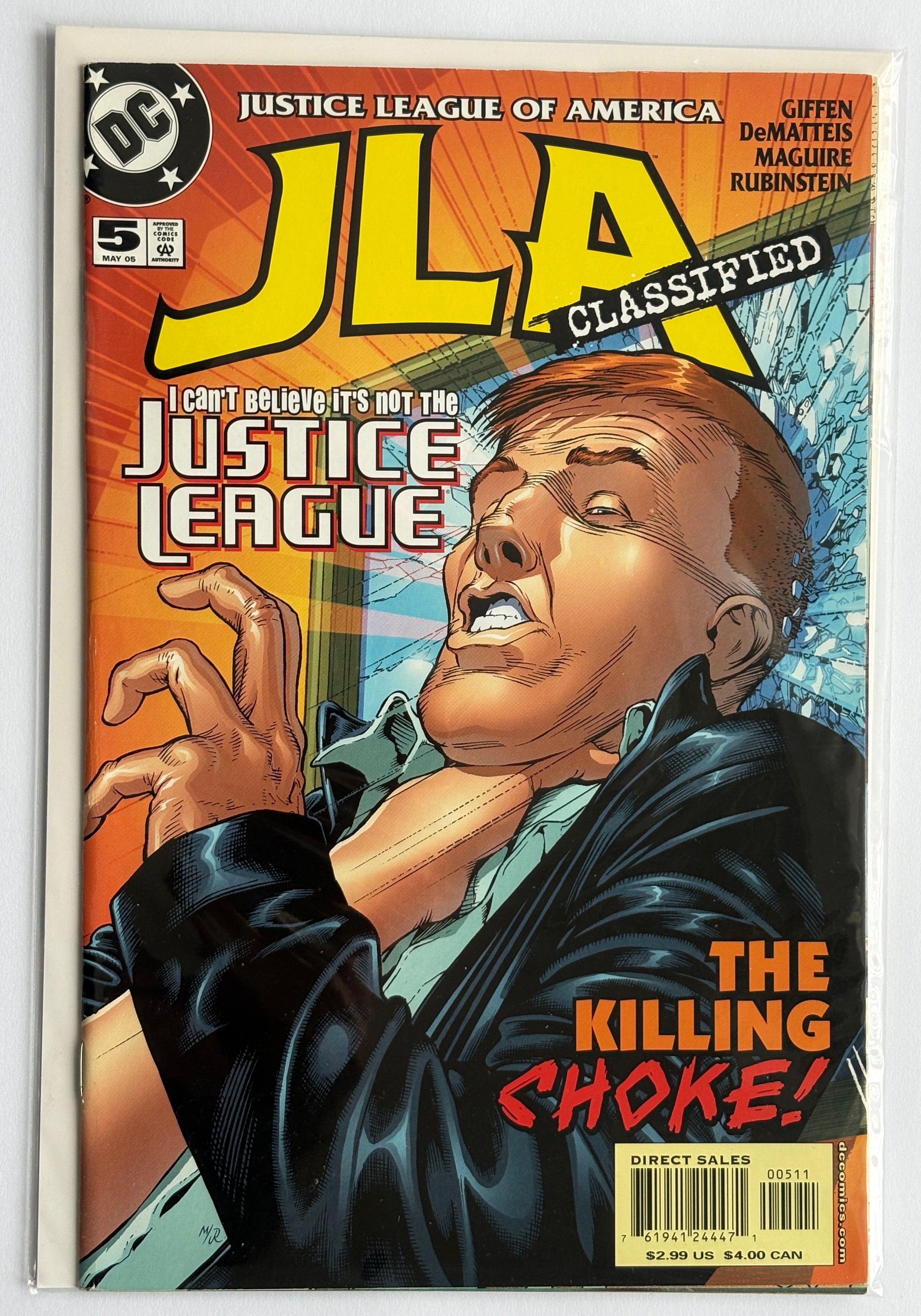 JLA: Classified #5 1st Printing Justice League of America DC May 2005 VF- 7.5