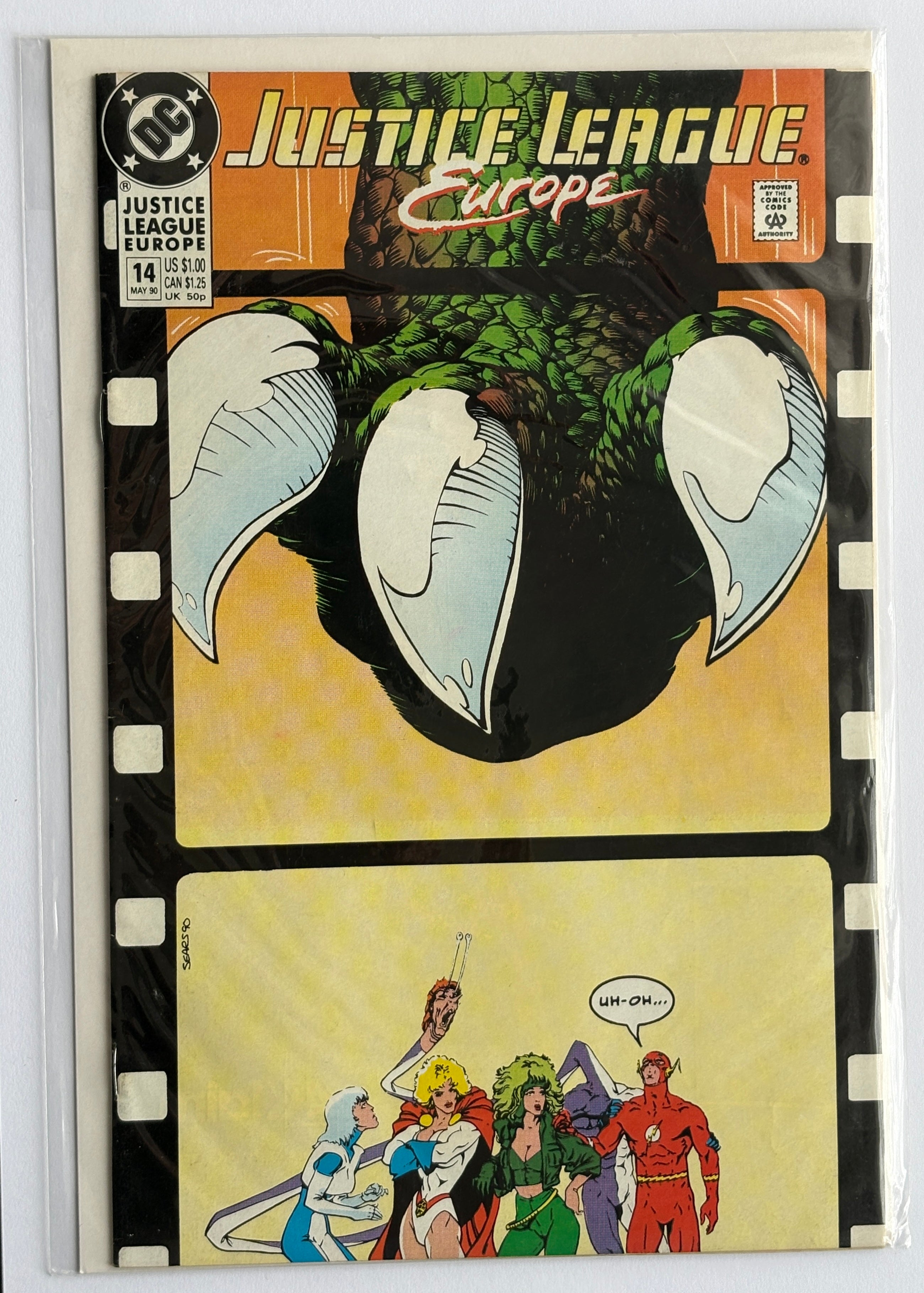 Justice League Europe #14 - DC Comics May 1990 F/VF 7.0