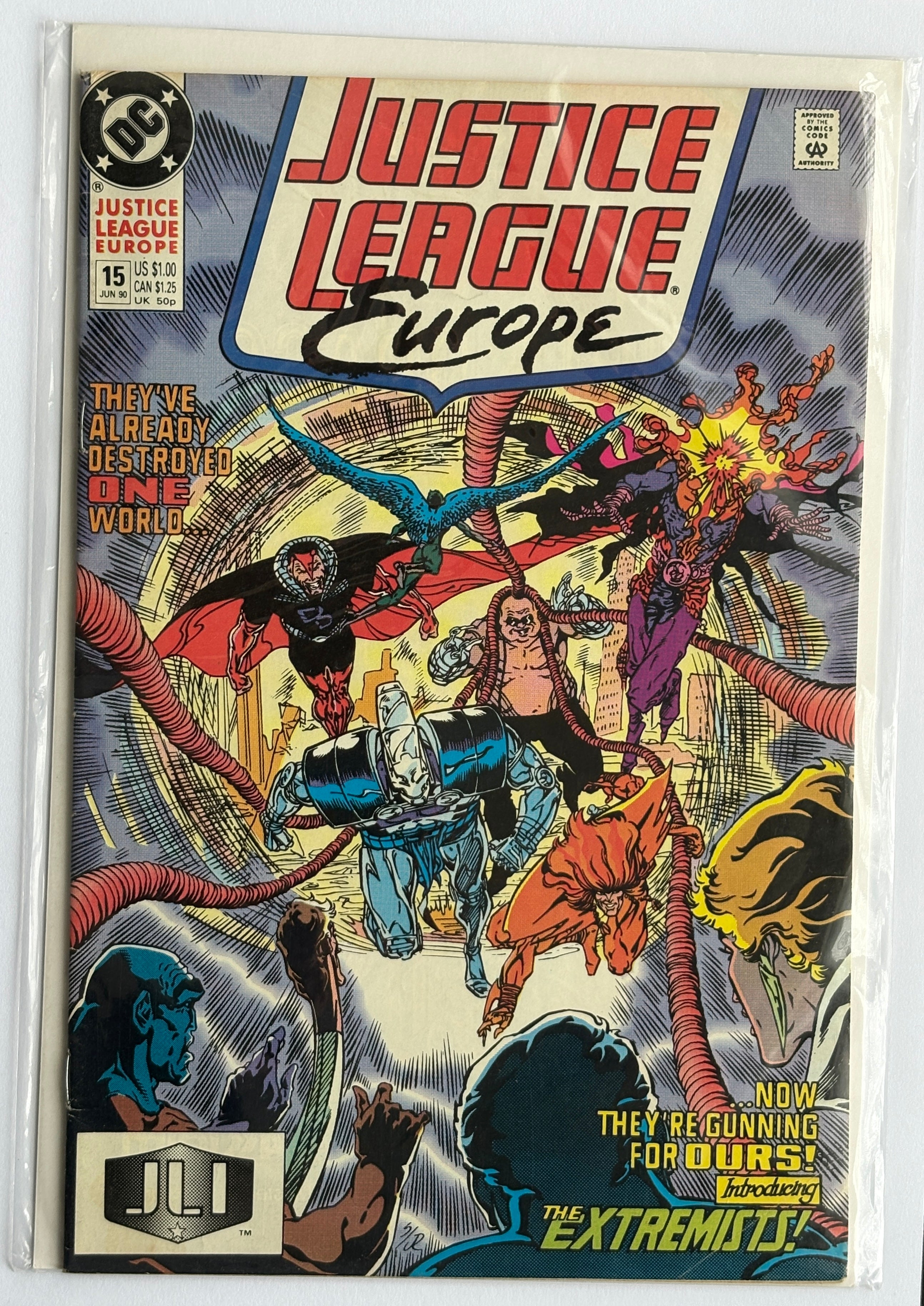 Justice League Europe #15 - DC Comics June 1990 F/VF 7.0