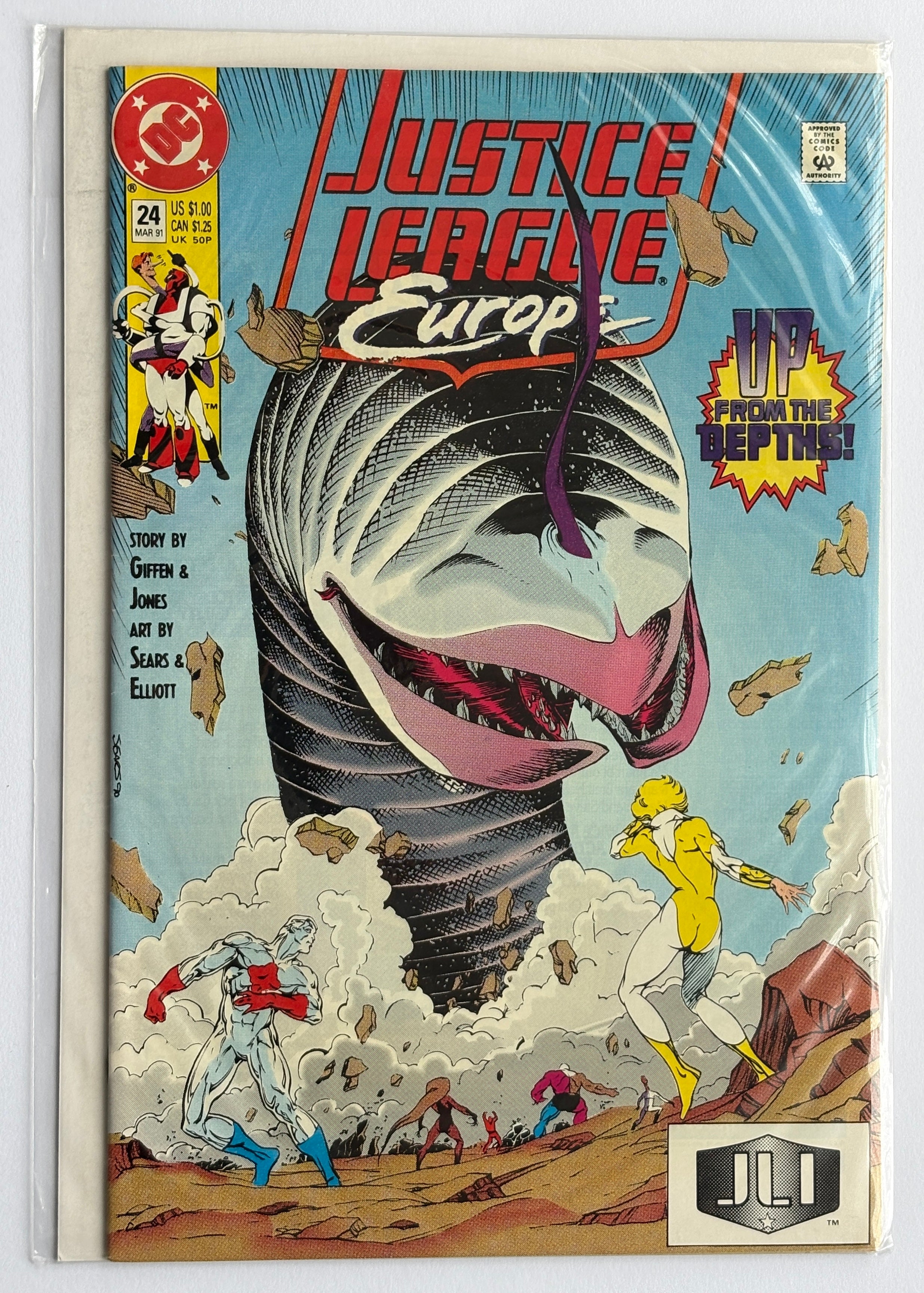Justice League Europe #24 - DC Comics March 1991 VF- 7.5