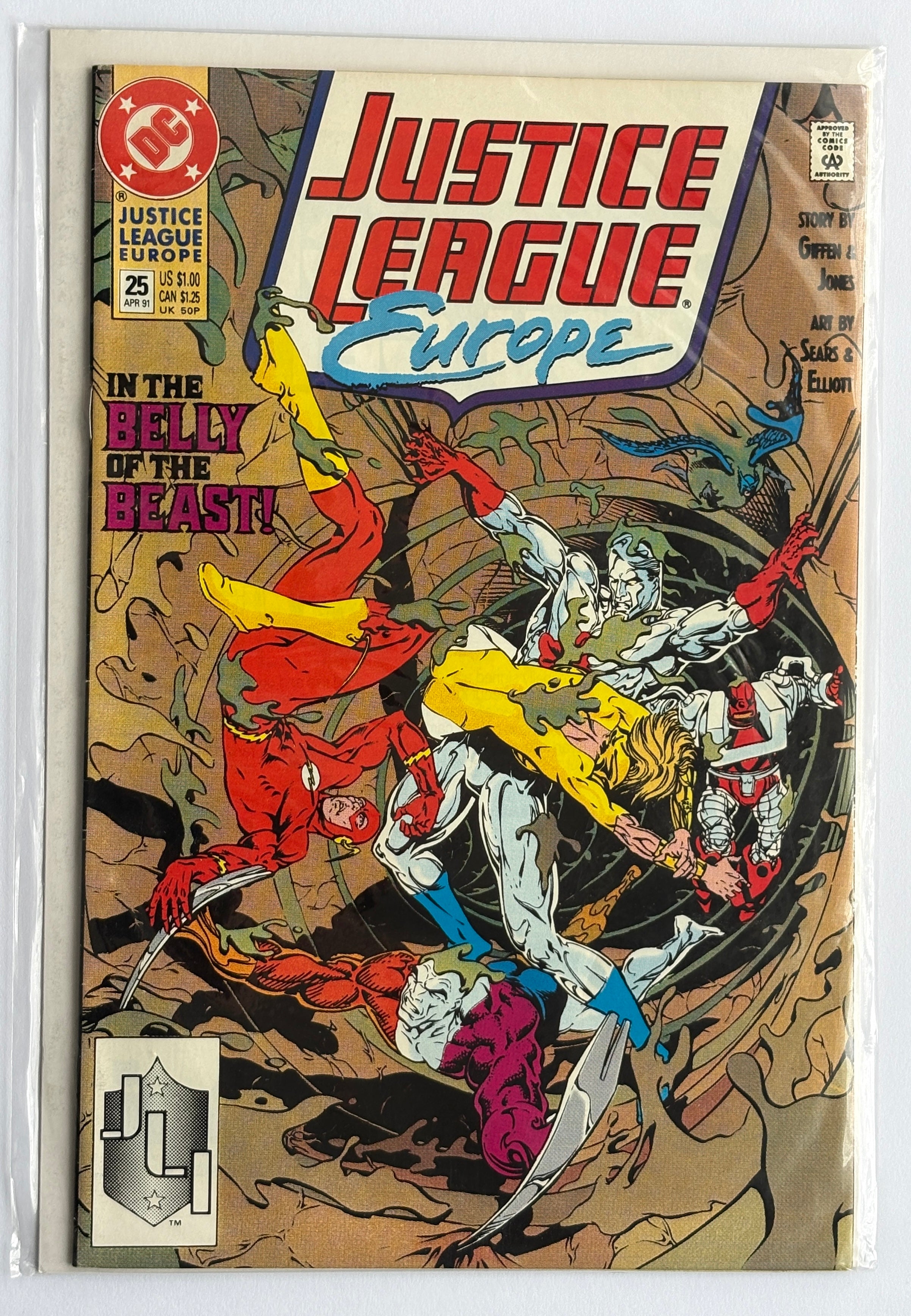 Justice League Europe #25 - DC Comics April 1991 F/VF 7.0