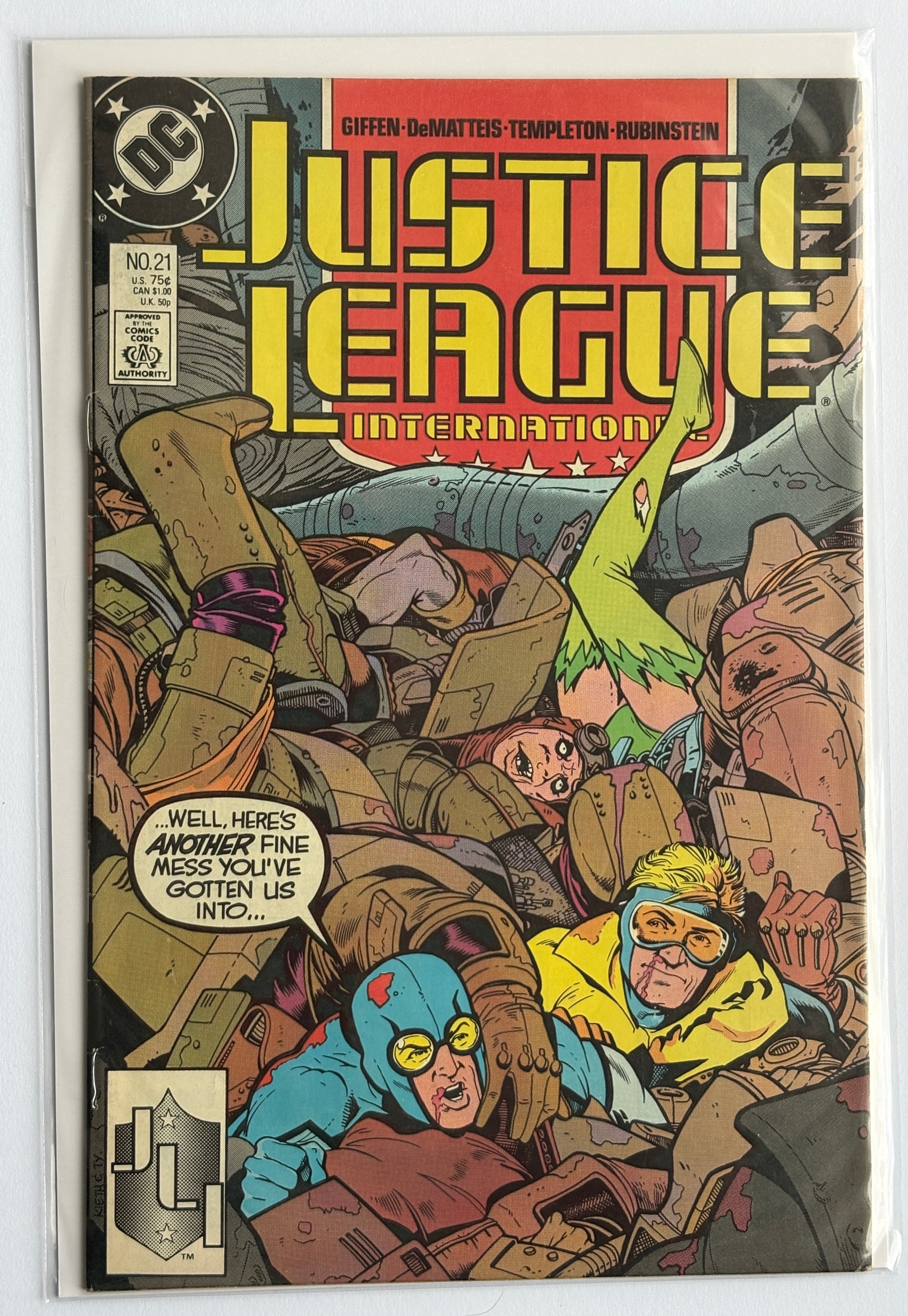 Justice League International #21 - DC Comics 1988 FN 6.0