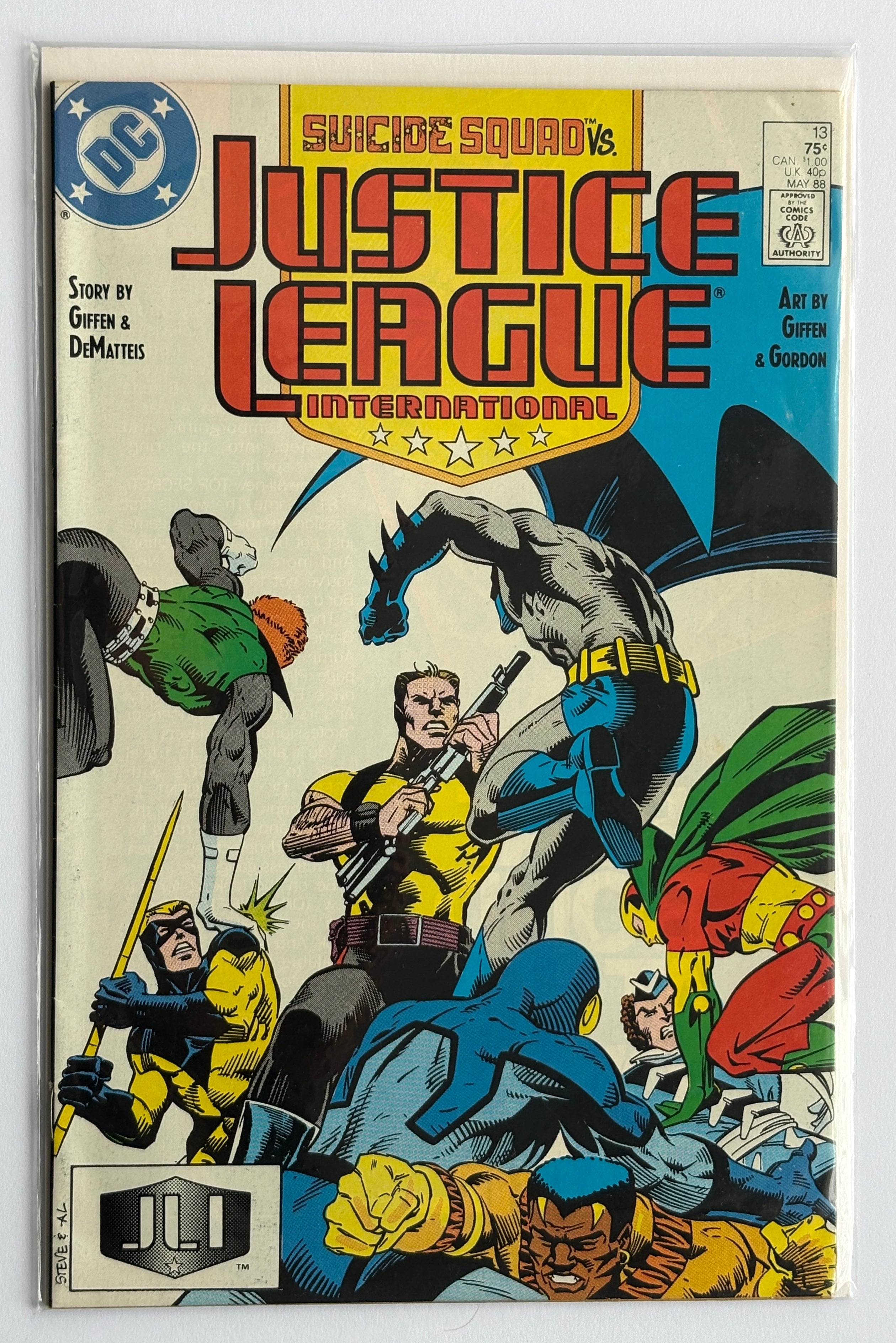 Justice League International #13 - DC Comics May 1988 VF- 7.5