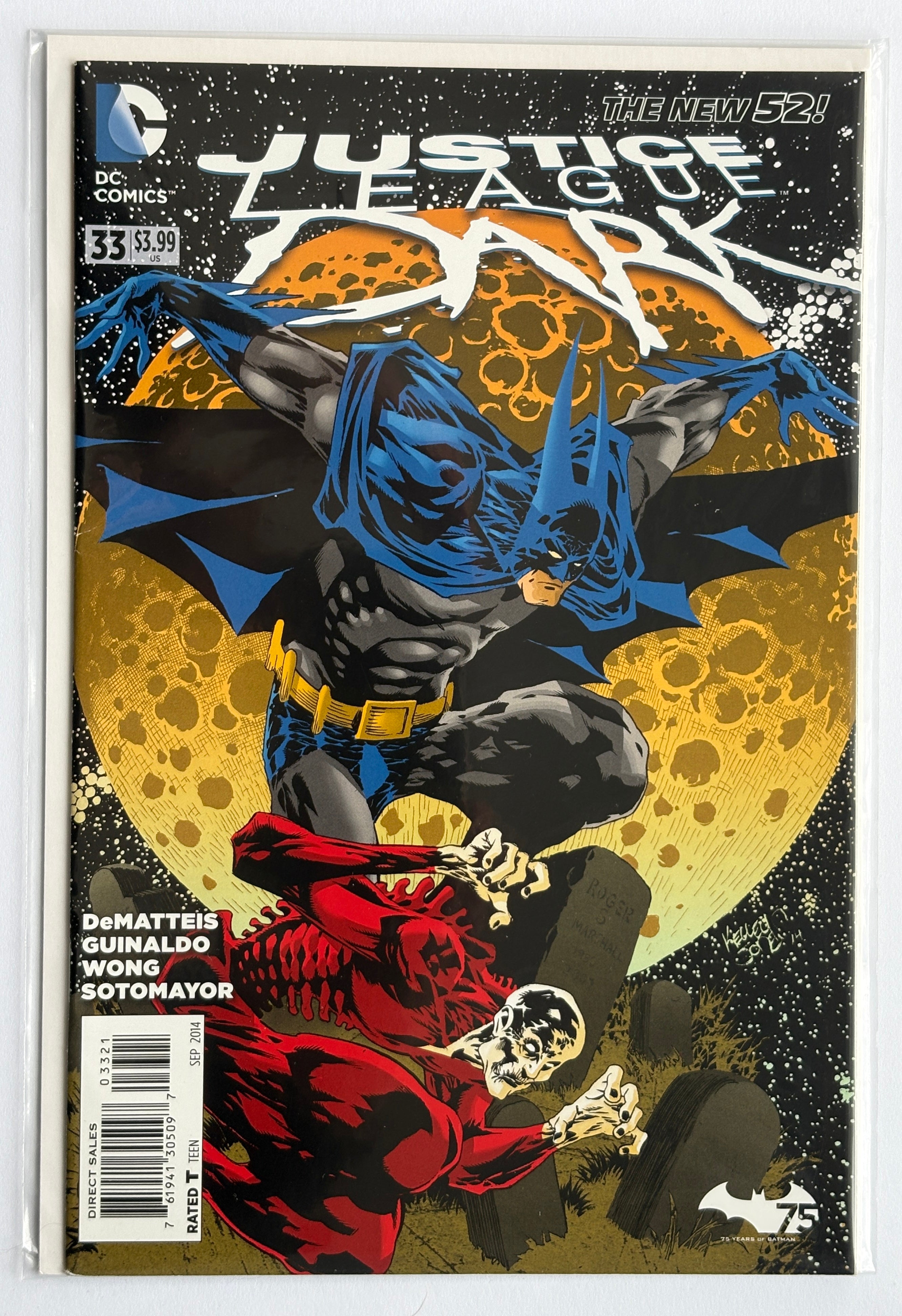 Justice League Dark #33 - 1st Printing DC Comics September 2014 F/VF 7.0