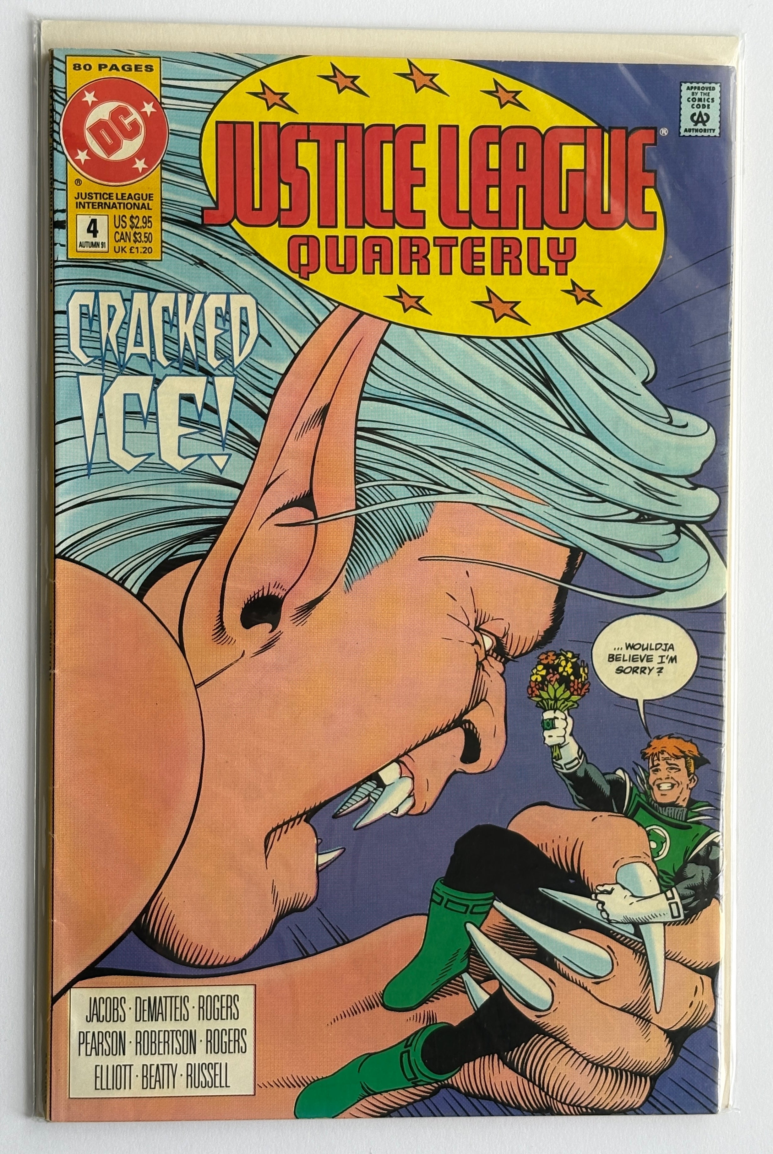 Justice League Quarterly #4 - DC Comics Autumn 1991 VF- 7.5