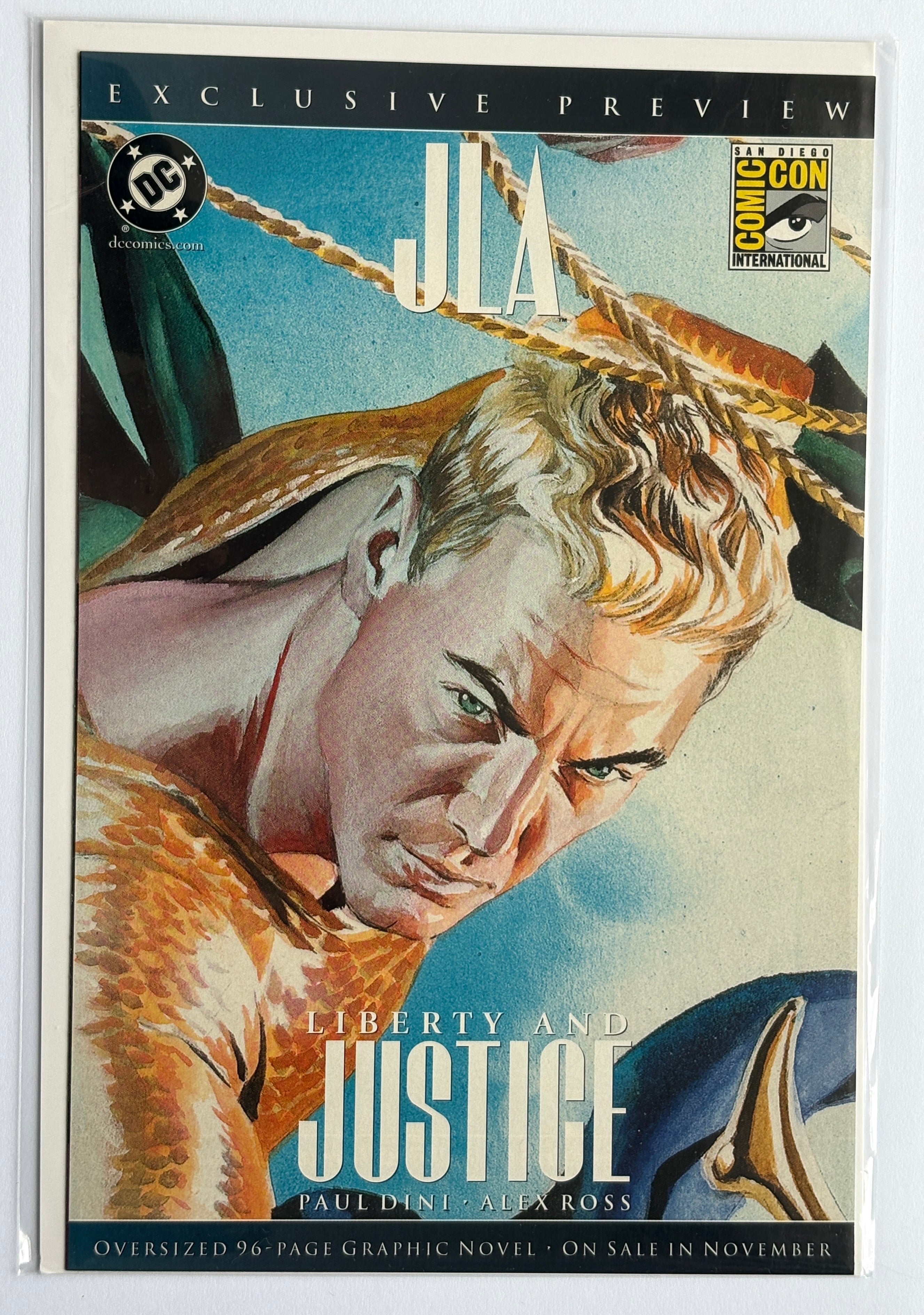 JLA Liberty and Justice Exclusive Preview SDCC Alex Ross 2003 VF+ 8.5