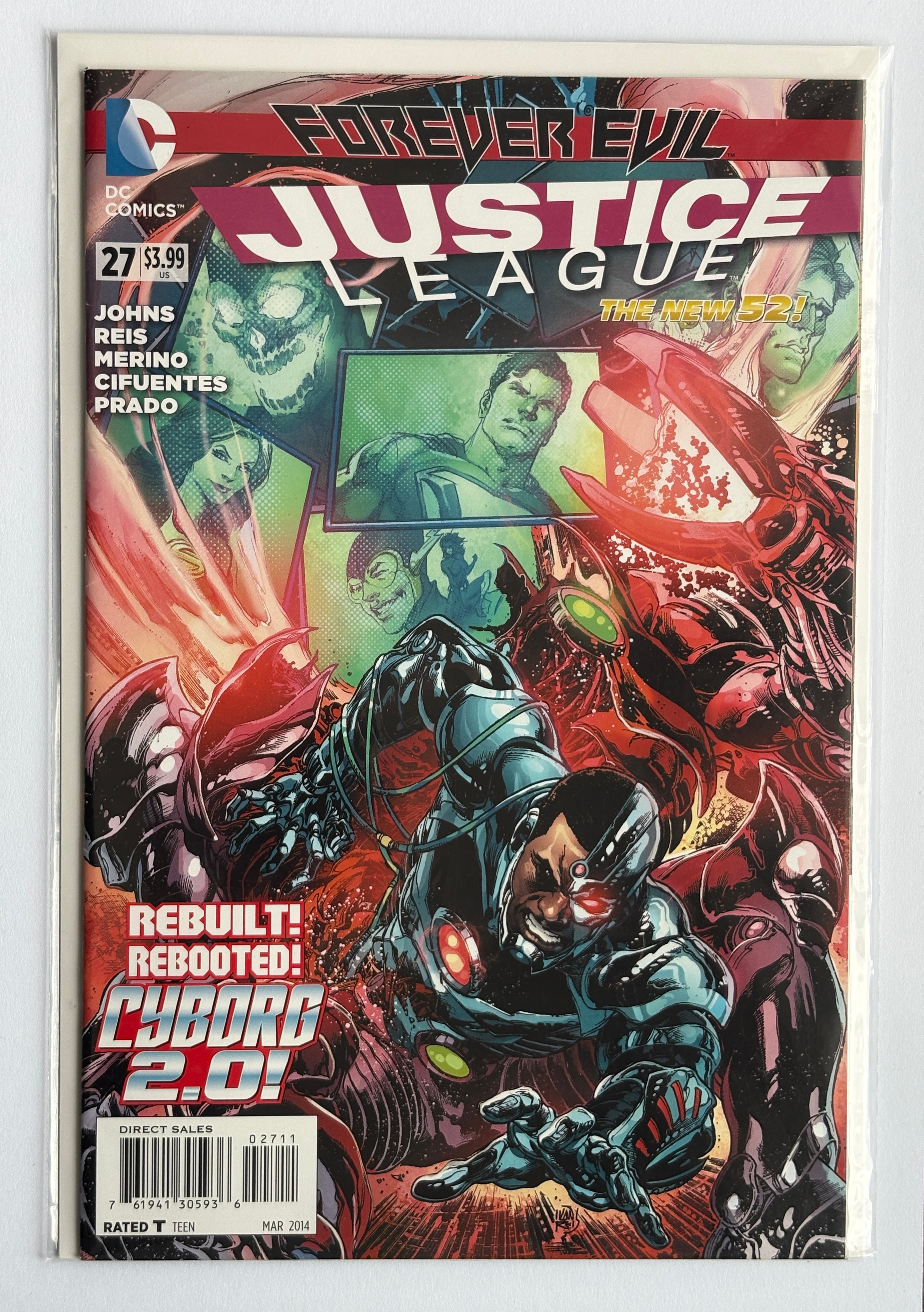 Justice League #27 - 1st Printing Combo Pack Sealed DC March 2014