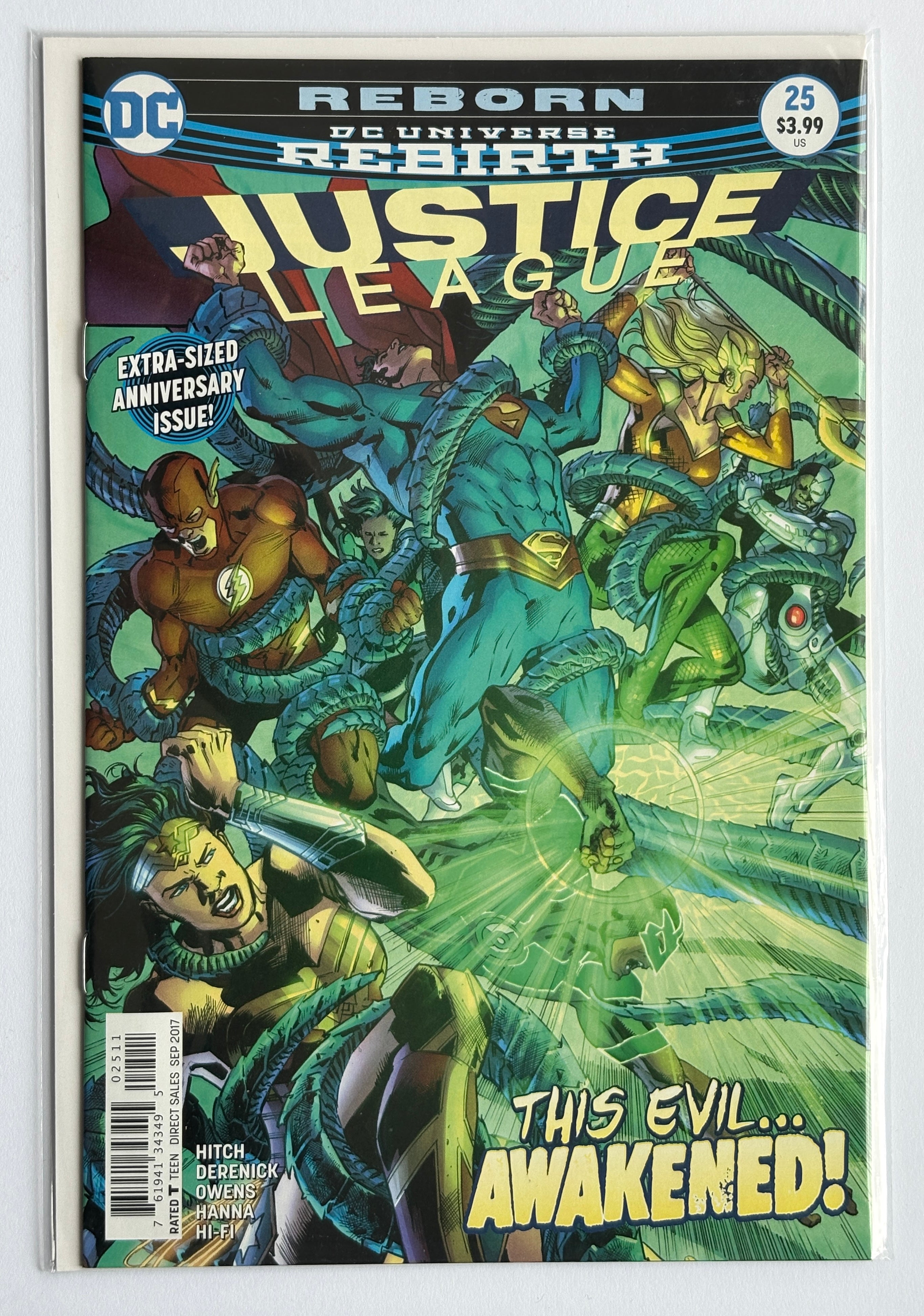 Justice League Rebirth #25 - Reborn - 1st Printing DC September 2017 NM- 9.2