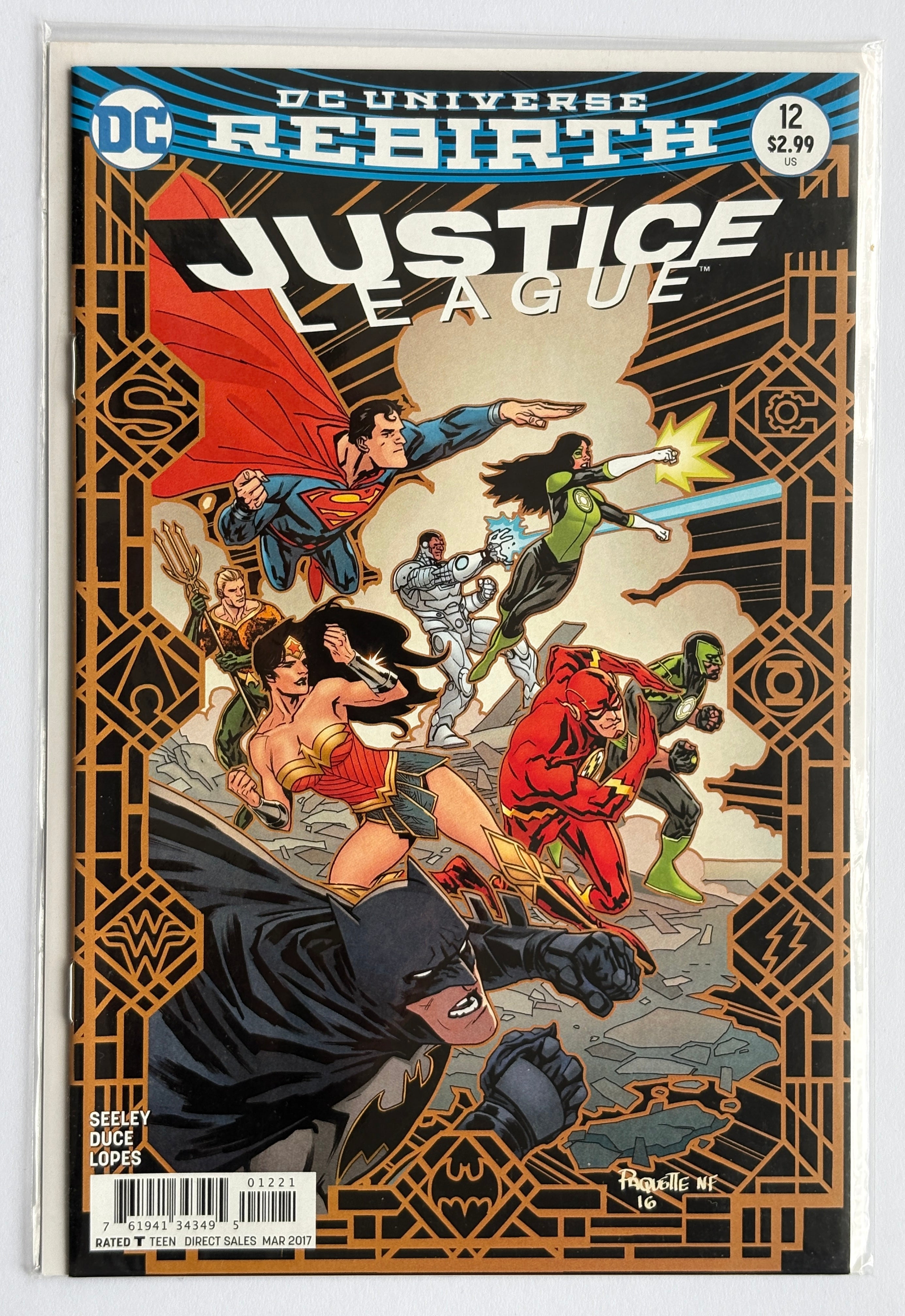 Justice League Rebirth #12 - 1st Printing DC Comics March 2017 VF+ 8.5
