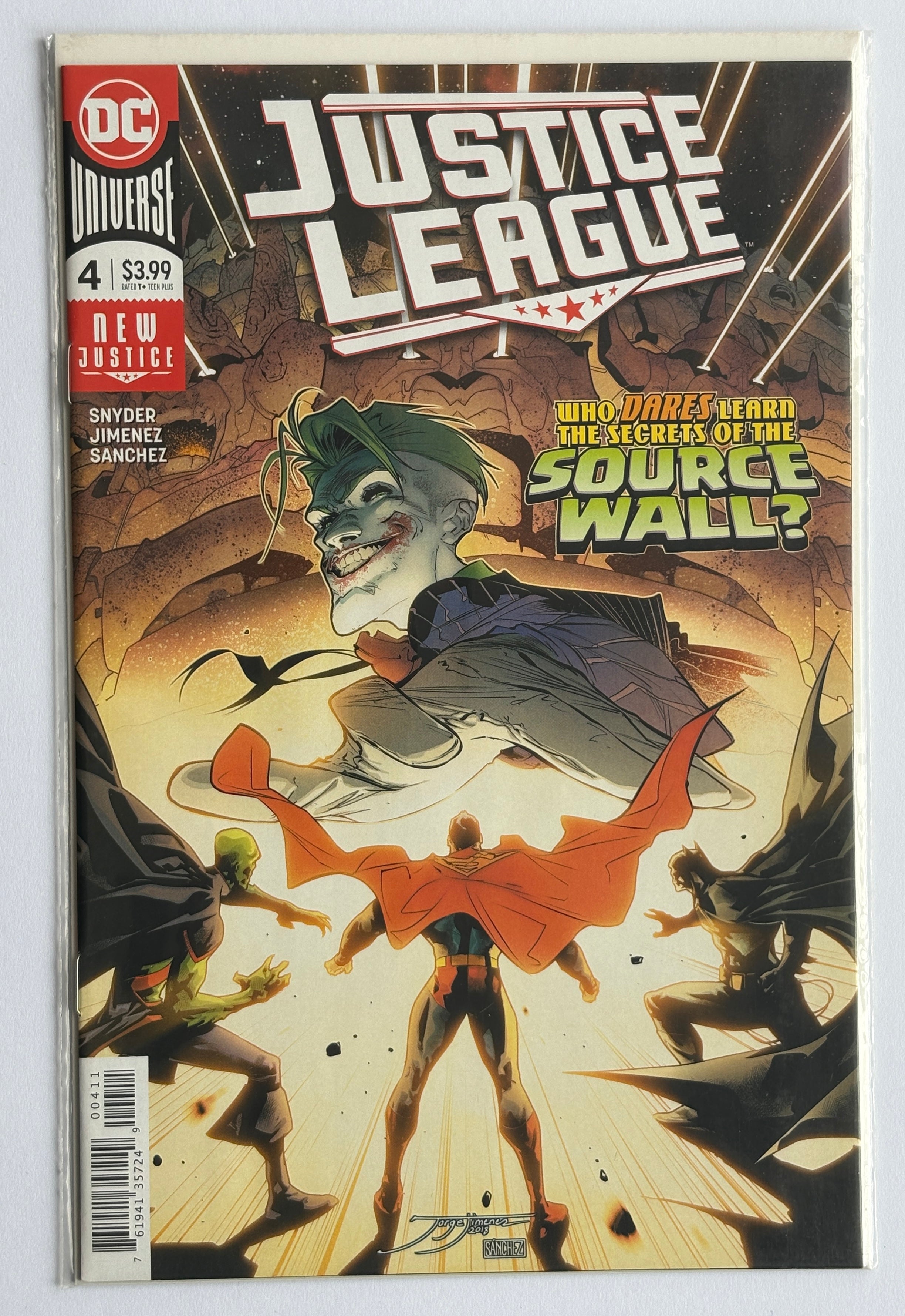 Justice League #4 - 1st Printing DC Comics September 2018 VF 8.0