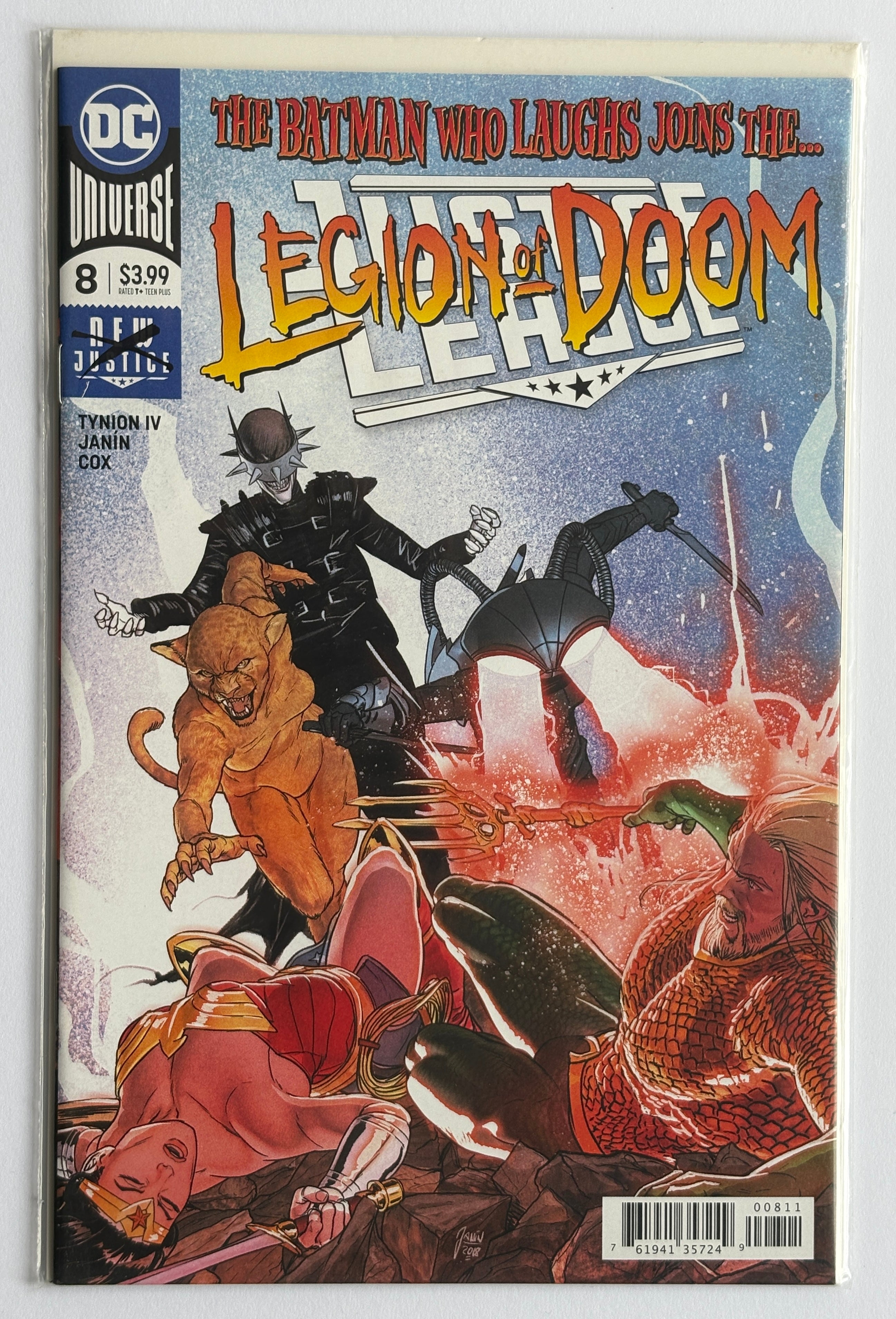 Justice League #8 - 1st Printing DC Comics November 2018 VF+ 8.5