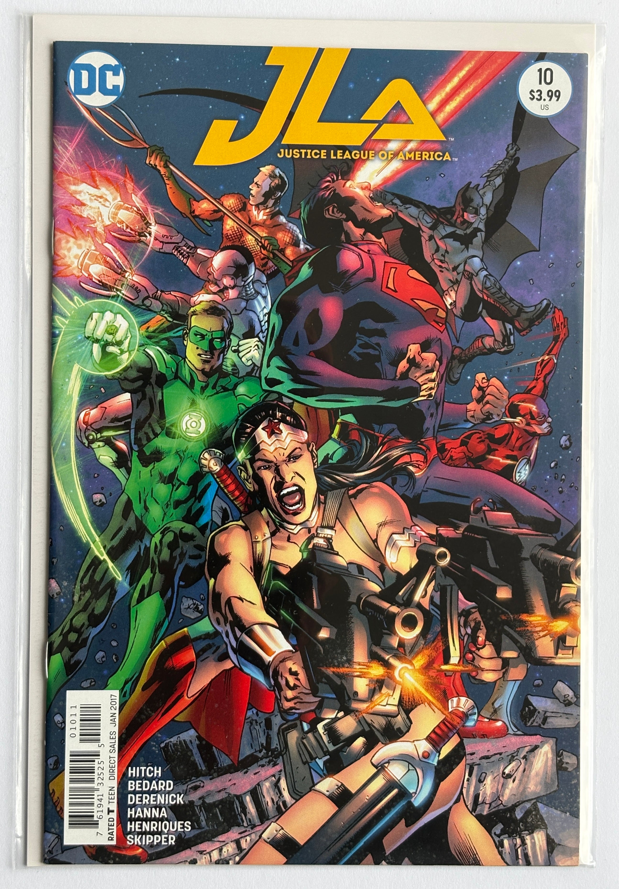 JLA #10 - Justice League of America - 1st Print DC Comics January 2017 VF 8.0