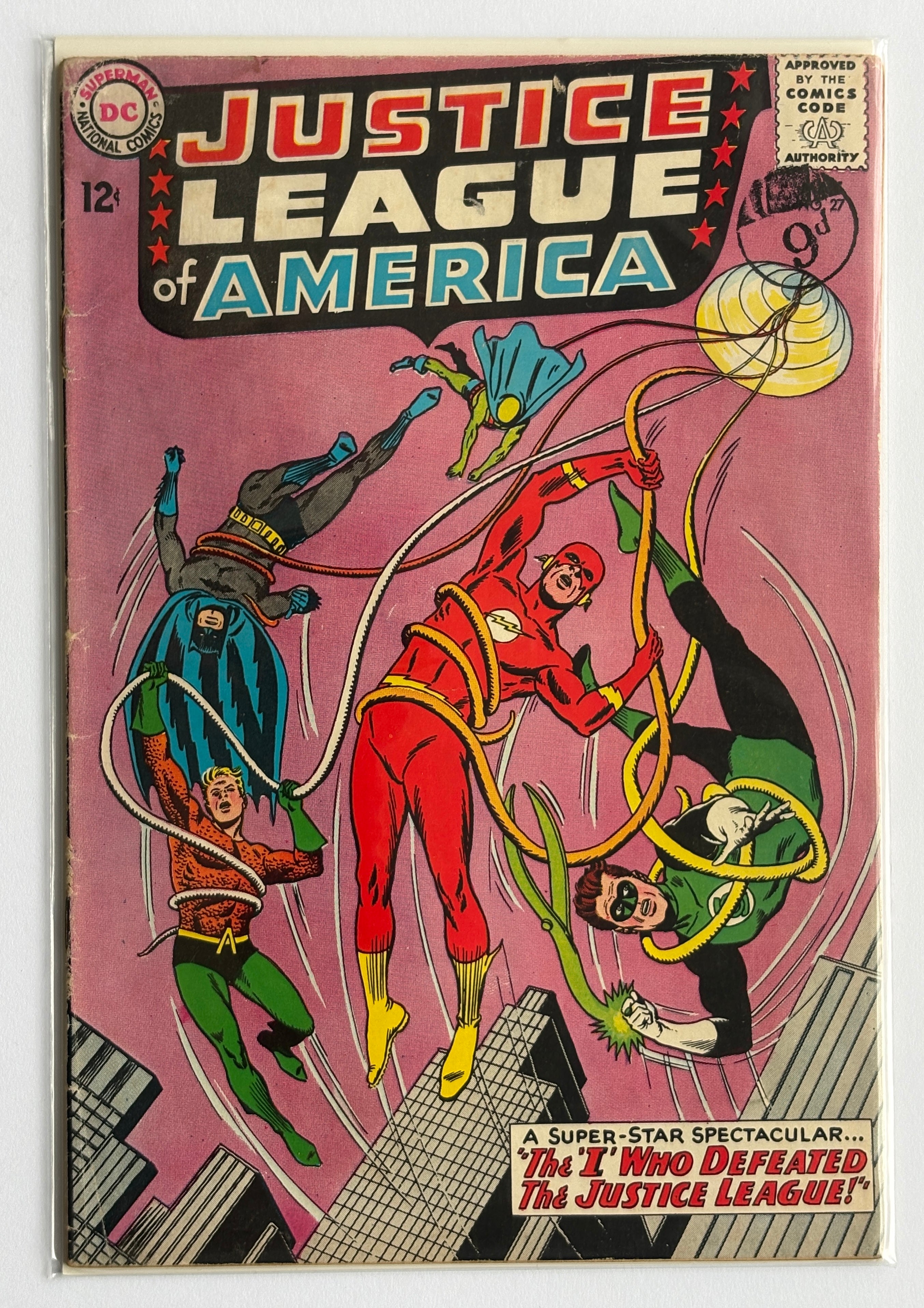 Justice League of America #27 -  DC Comics 1964 VG+ 4.5